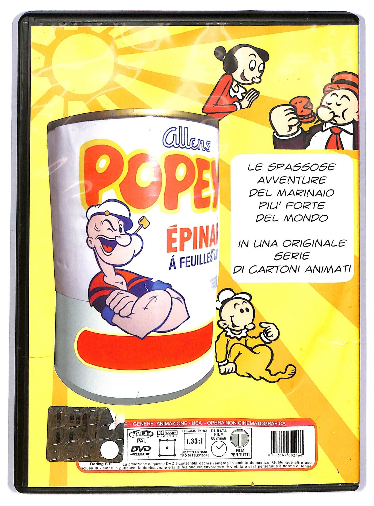 EBOND Braccio di ferro DVD D781024