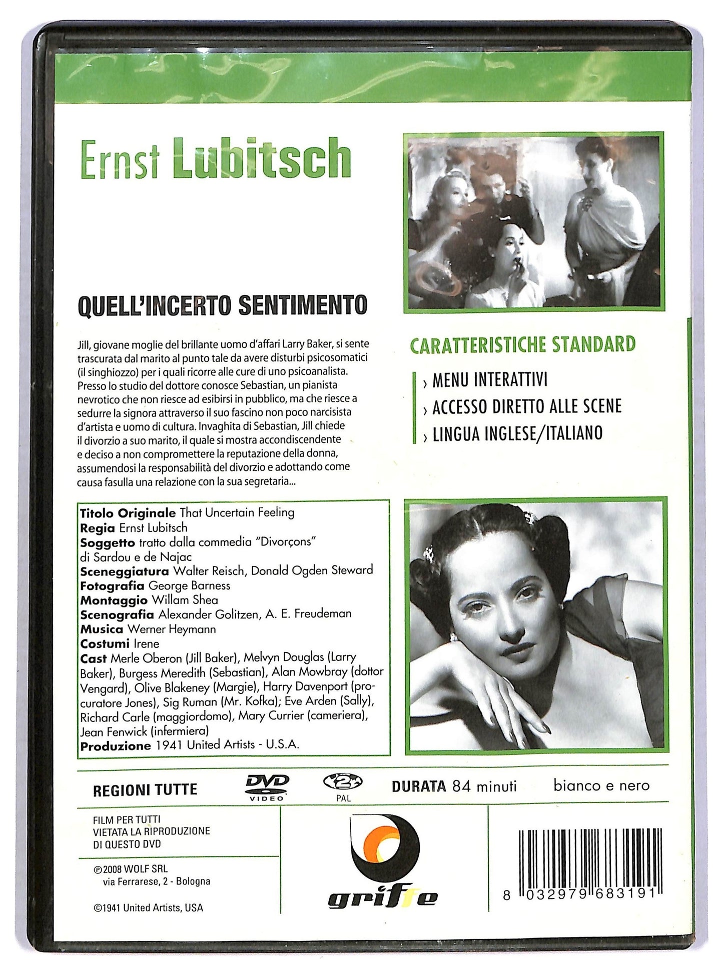 EBOND Ernst Lubitsh - Quell'incerto sentimento DVD D781042