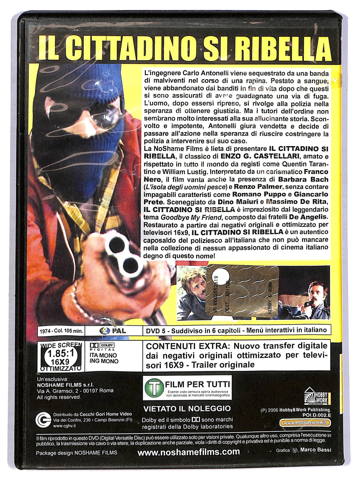 EBOND Il cittadino si ribella EDITORIALE DVD D781055