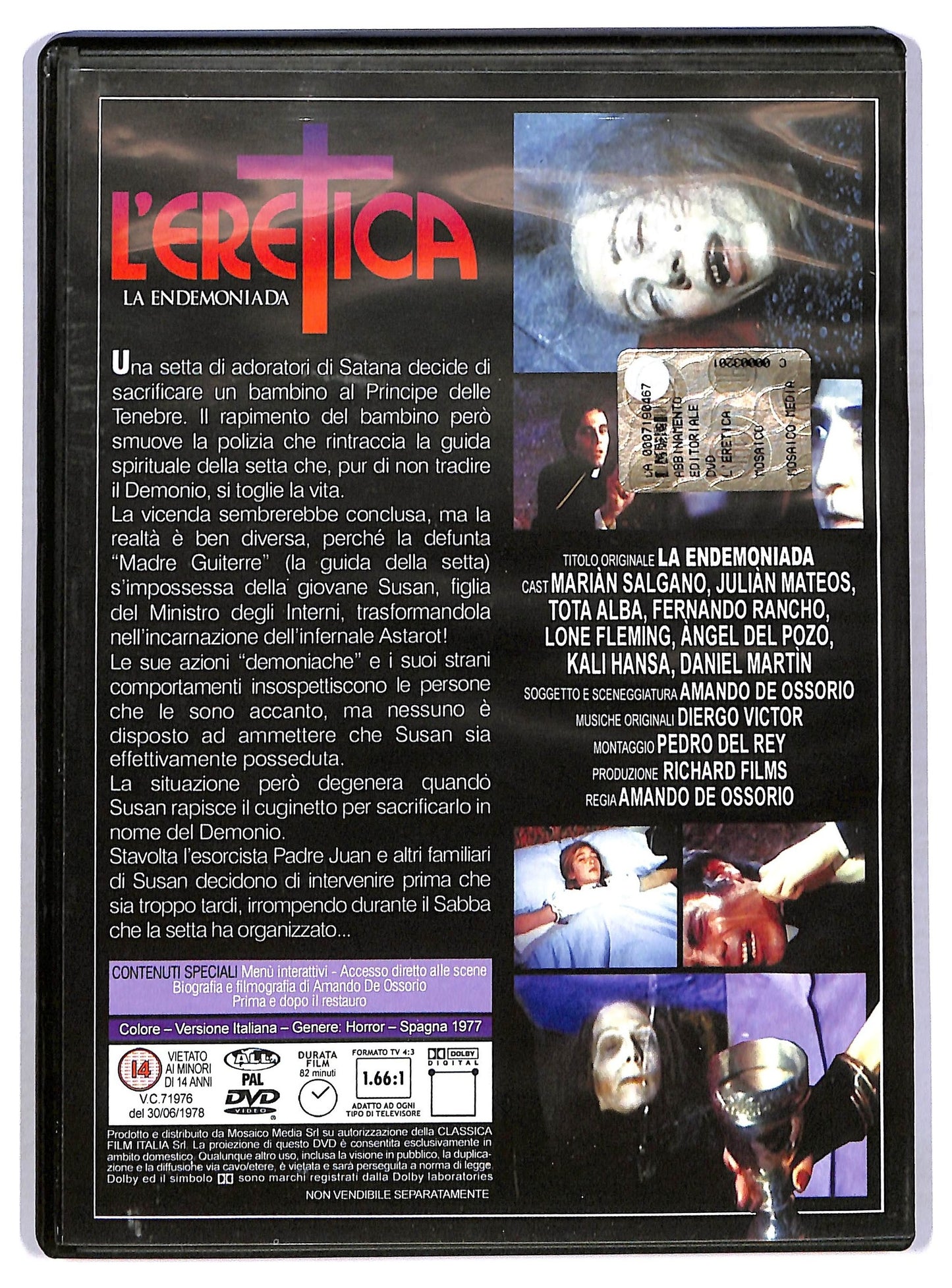 EBOND L'eretica - La endemoniada EDITORIALE DVD D781057