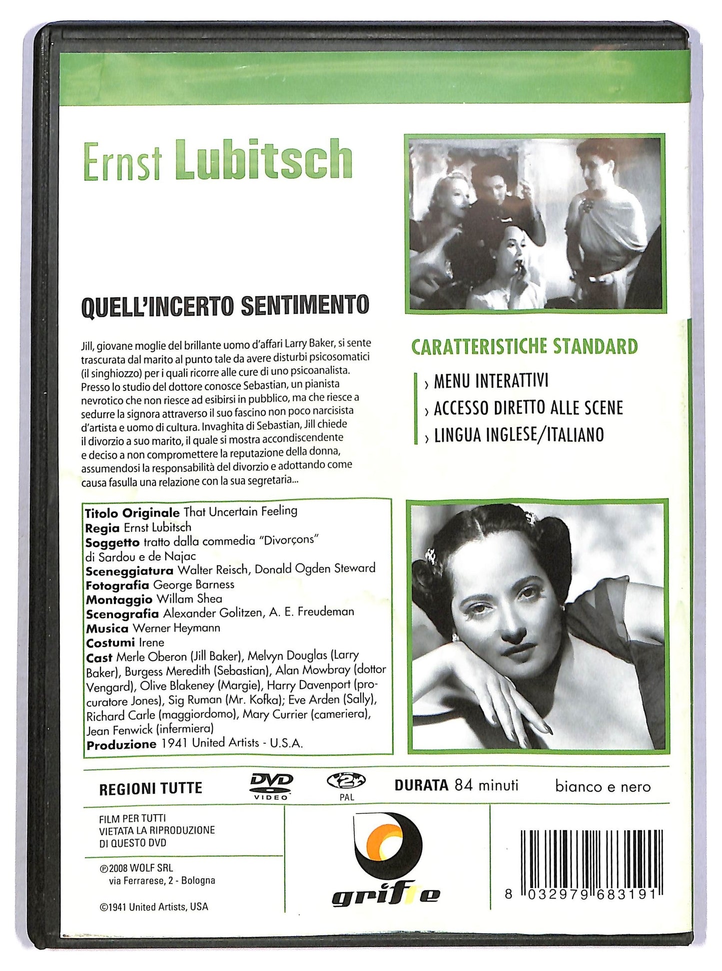 EBOND Ernst Lubitsh - Quell'incerto sentimento DVD D781102