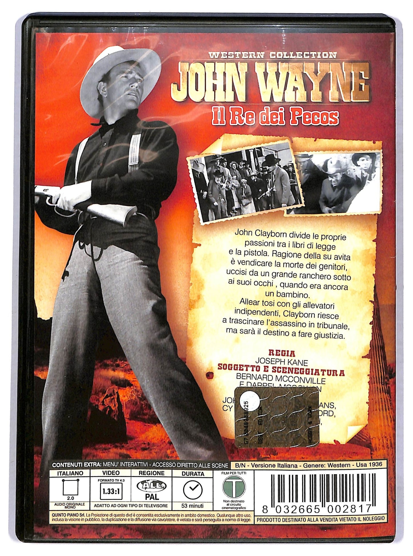 EBOND Il Re Dei Pecos DVD D781114