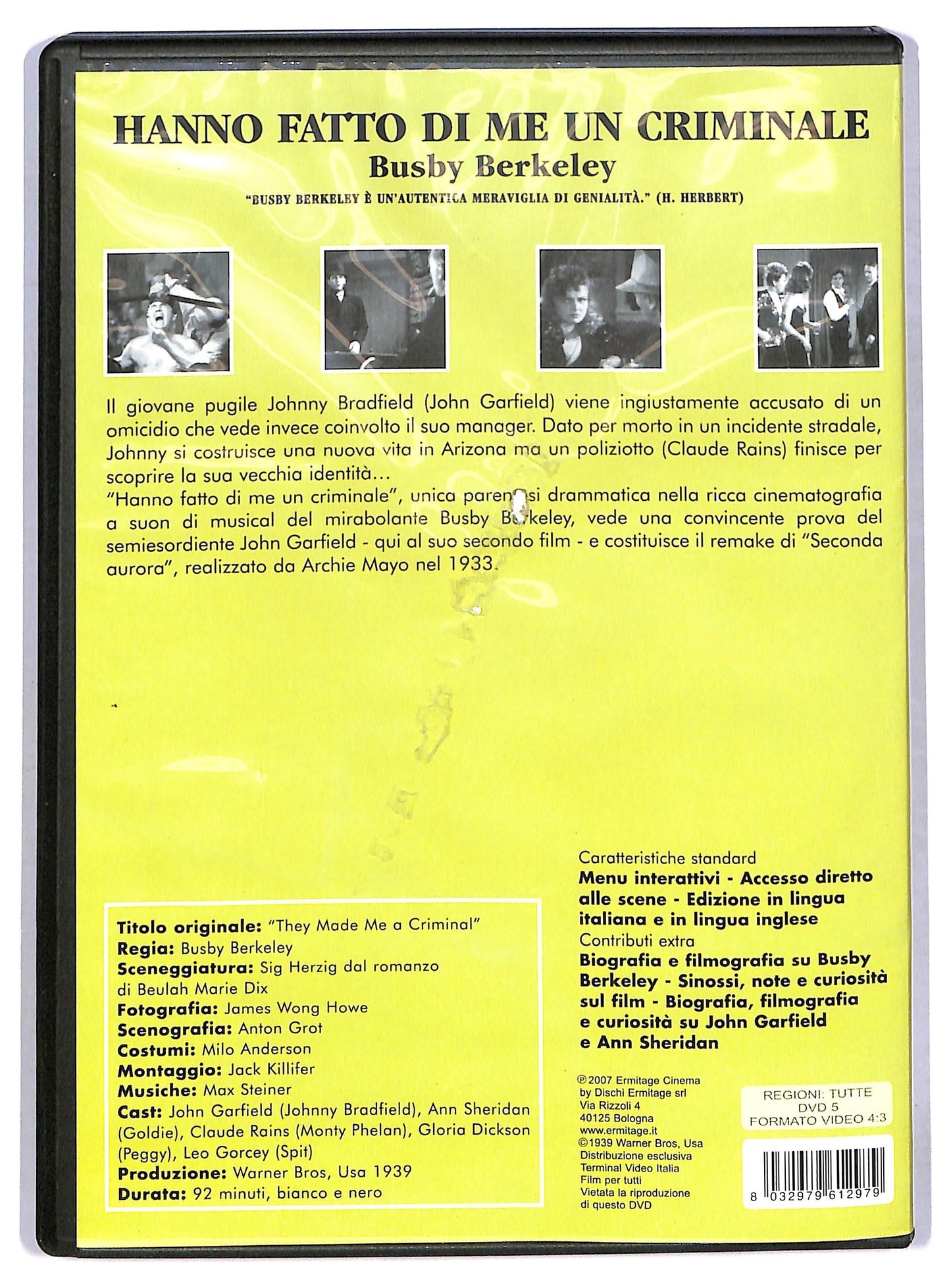 EBOND Hanno Fatto Di Me Un Criminale DVD D781151