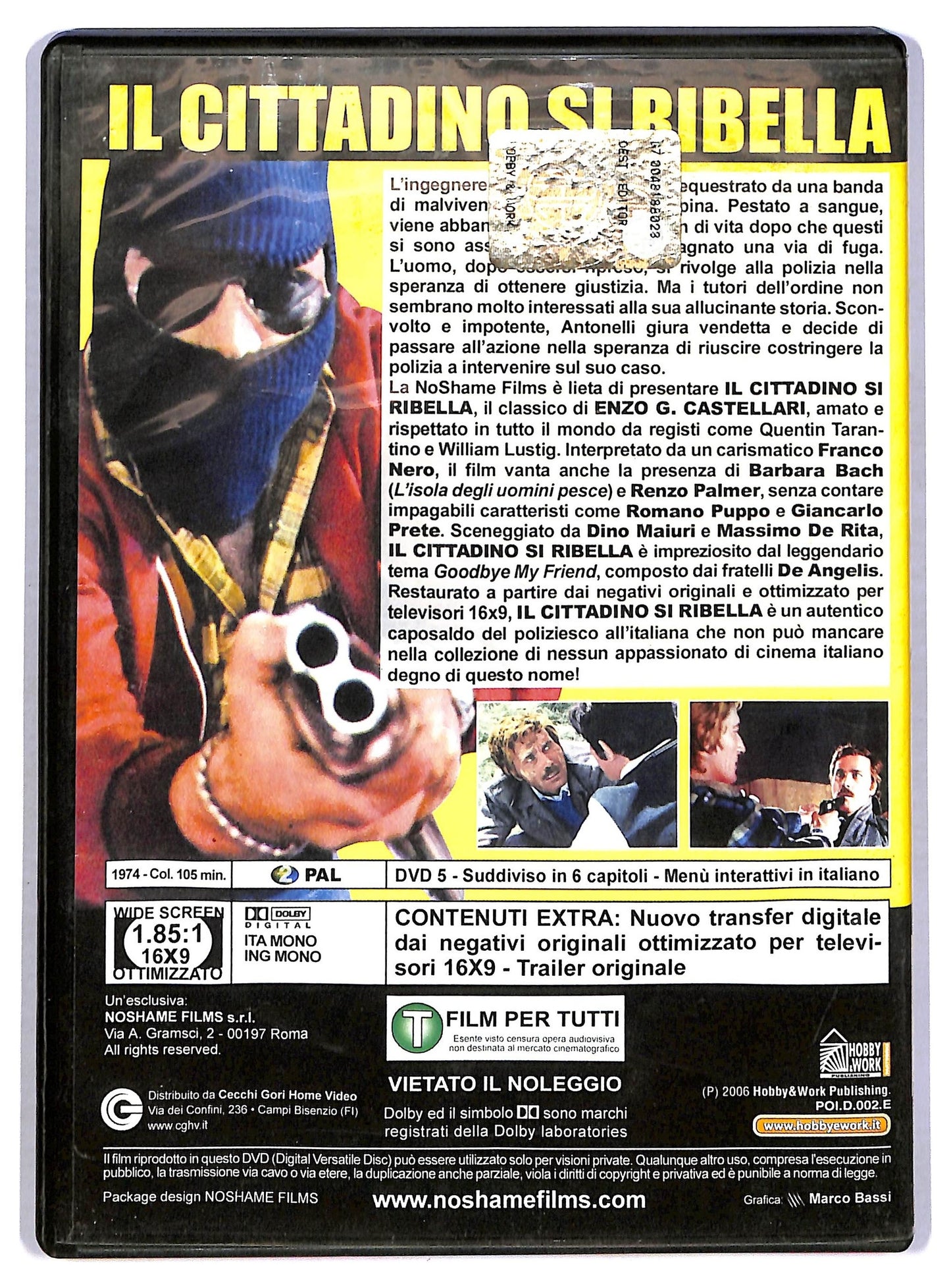 EBOND Il cittadino si ribella EDITORIALE DVD D781209