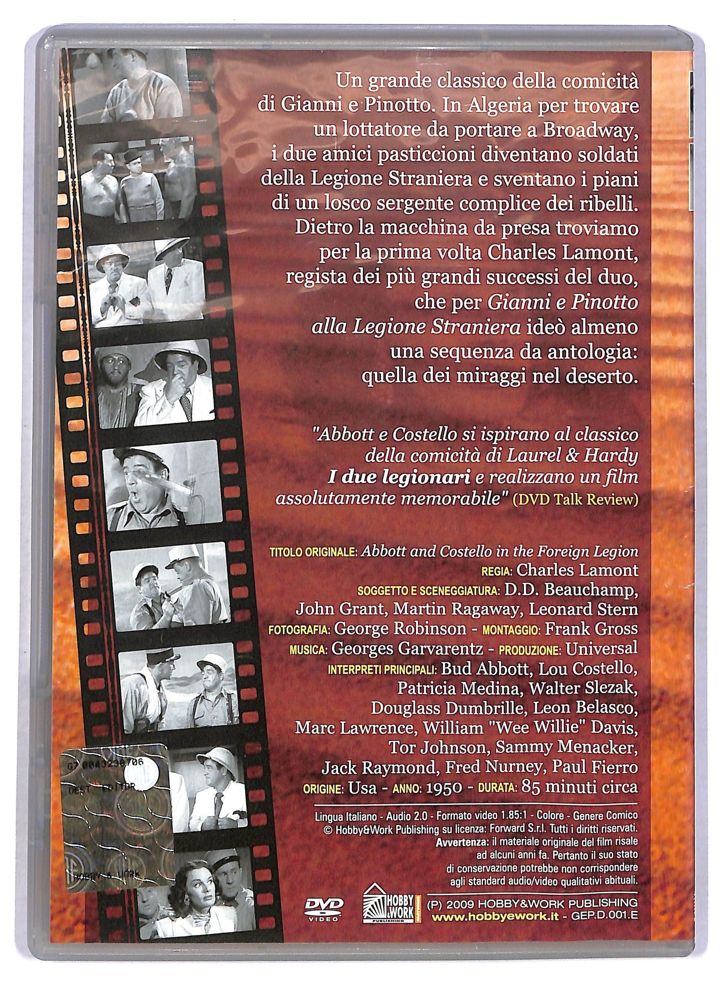 EBOND Gianni e Pinotto Alla Legione Straniera DVD Editoriale D781217