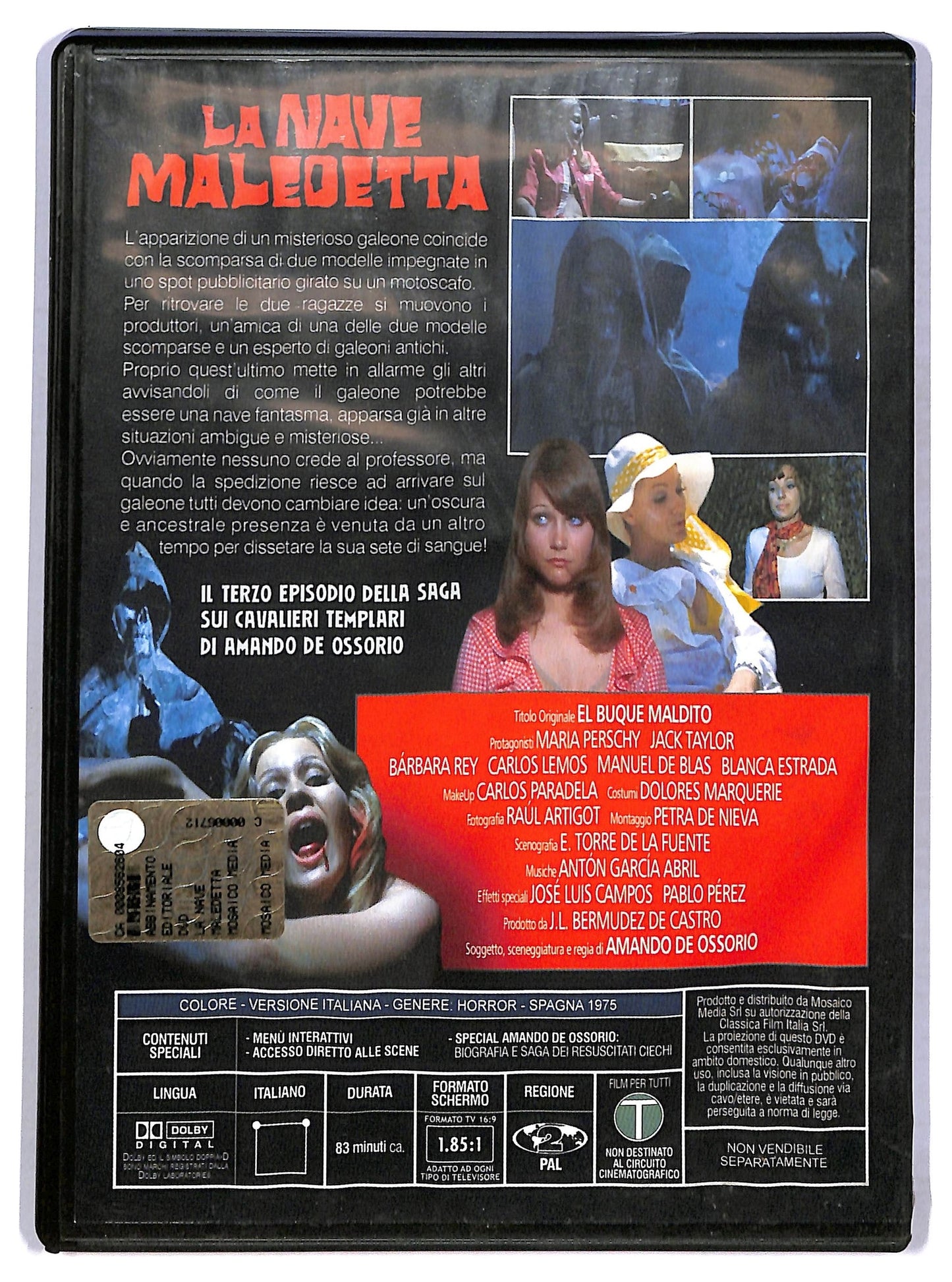 EBOND La nave maledetta  EDITORIALE DVD D781218
