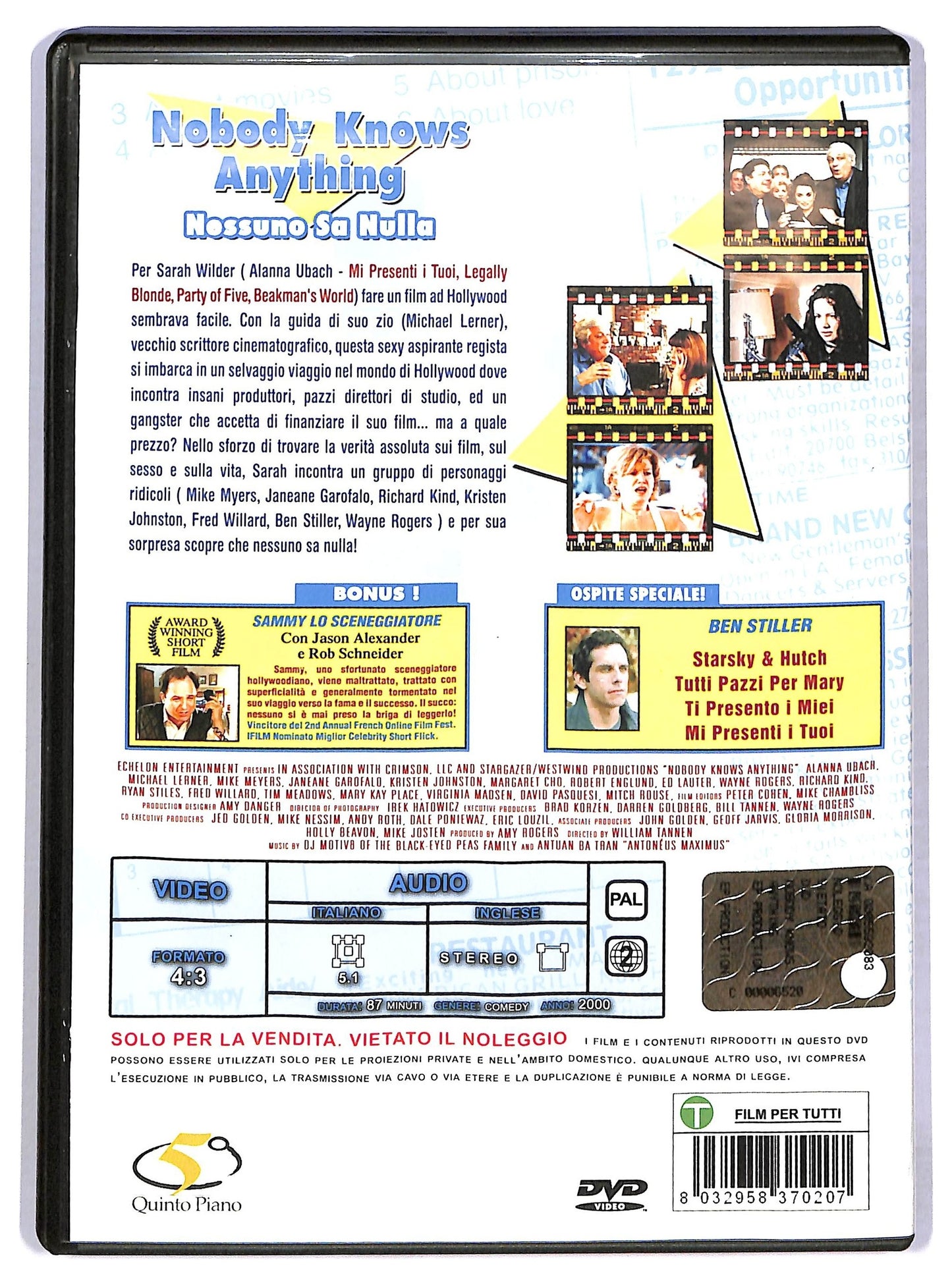 EBOND Nobody Knows Anything DVD D781230