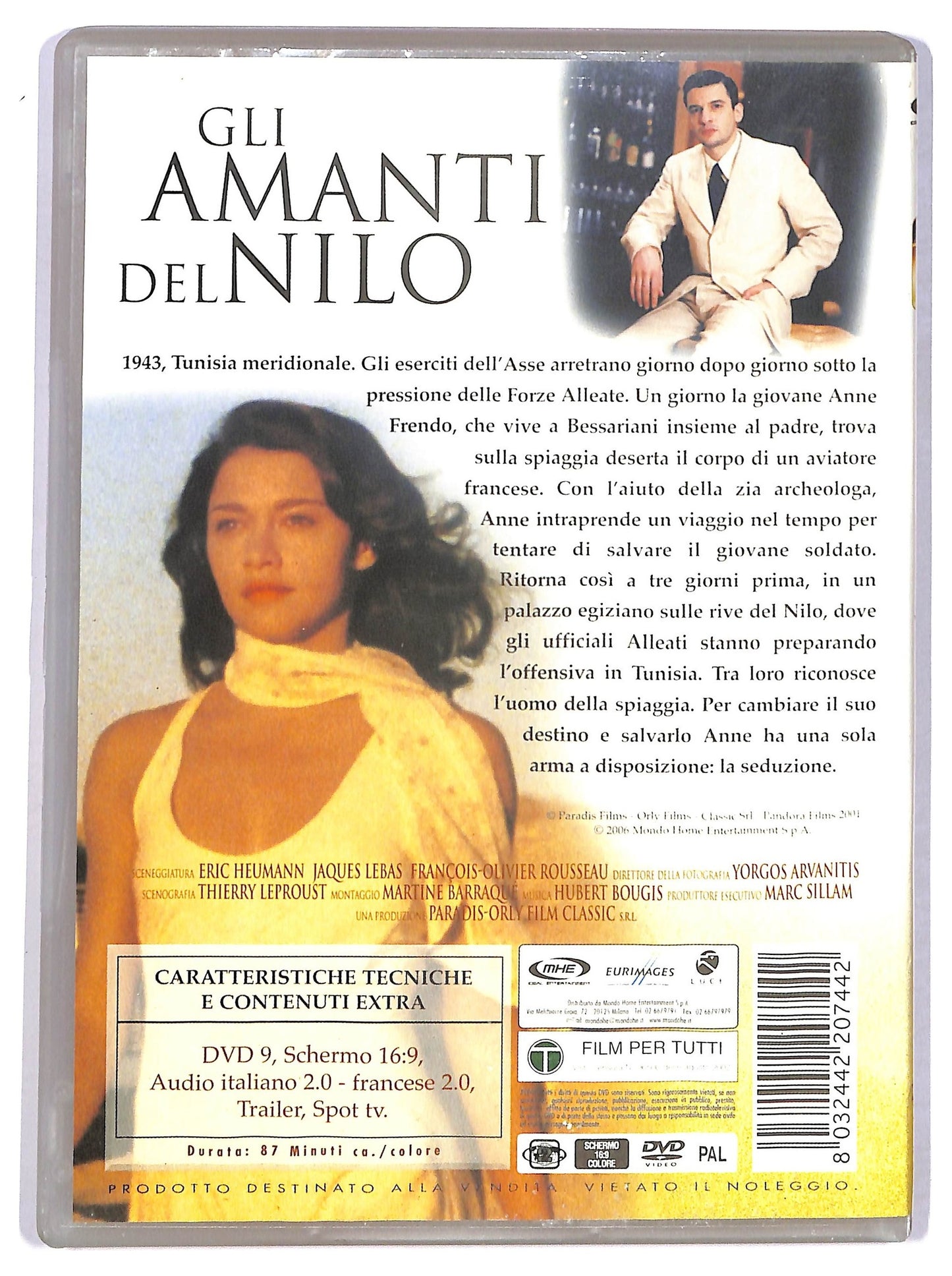 EBOND gli amanti del nilo  EDITORIALE DVD D781235