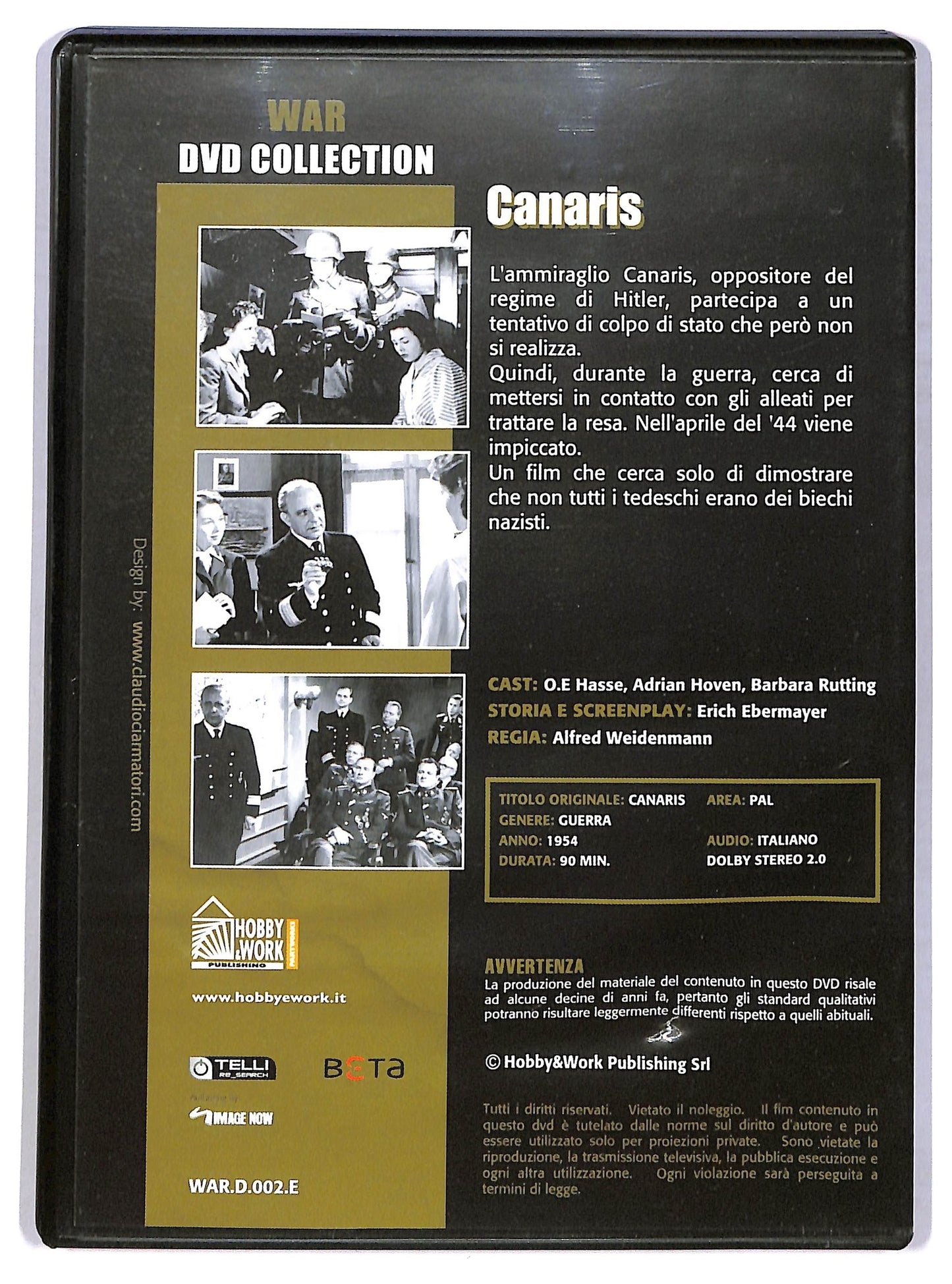 EBOND Canaris  EDITORIALE DVD D781247