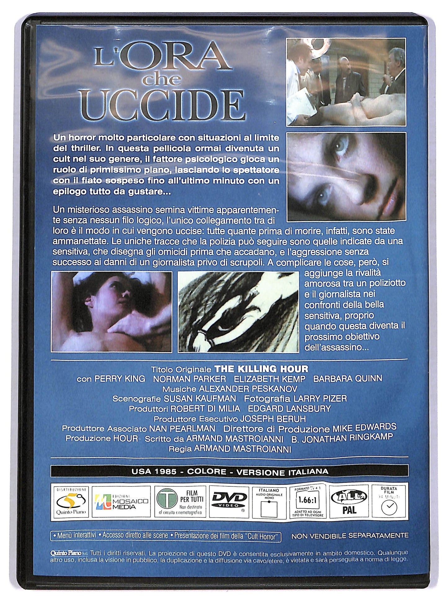 EBOND L'ora che uccide  EDITORIALE DVD D781411
