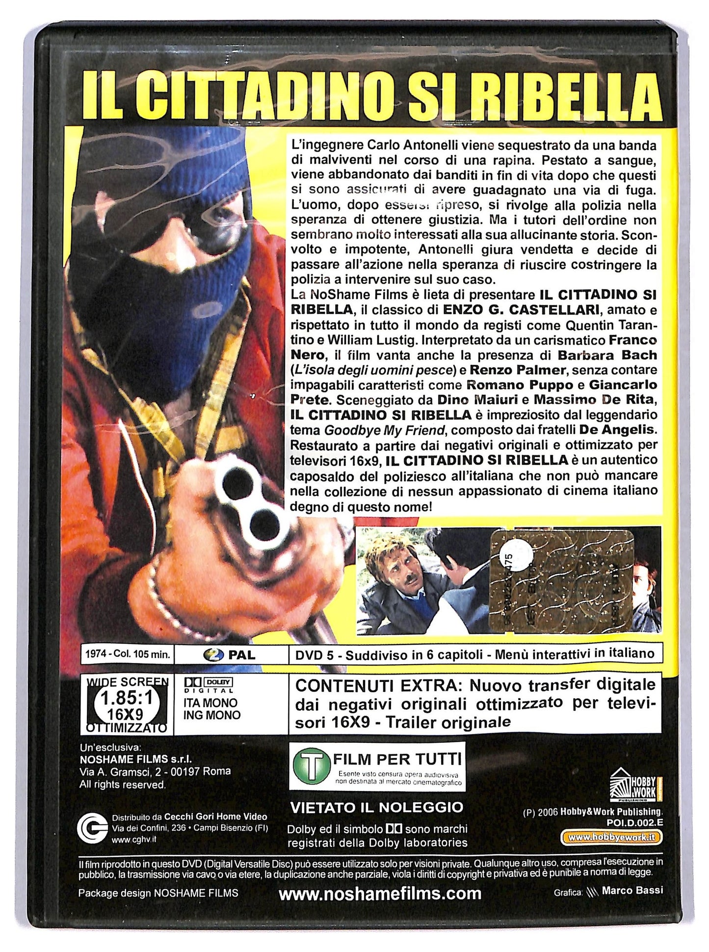 EBOND Il cittadino si ribella EDITORIALE DVD D781619