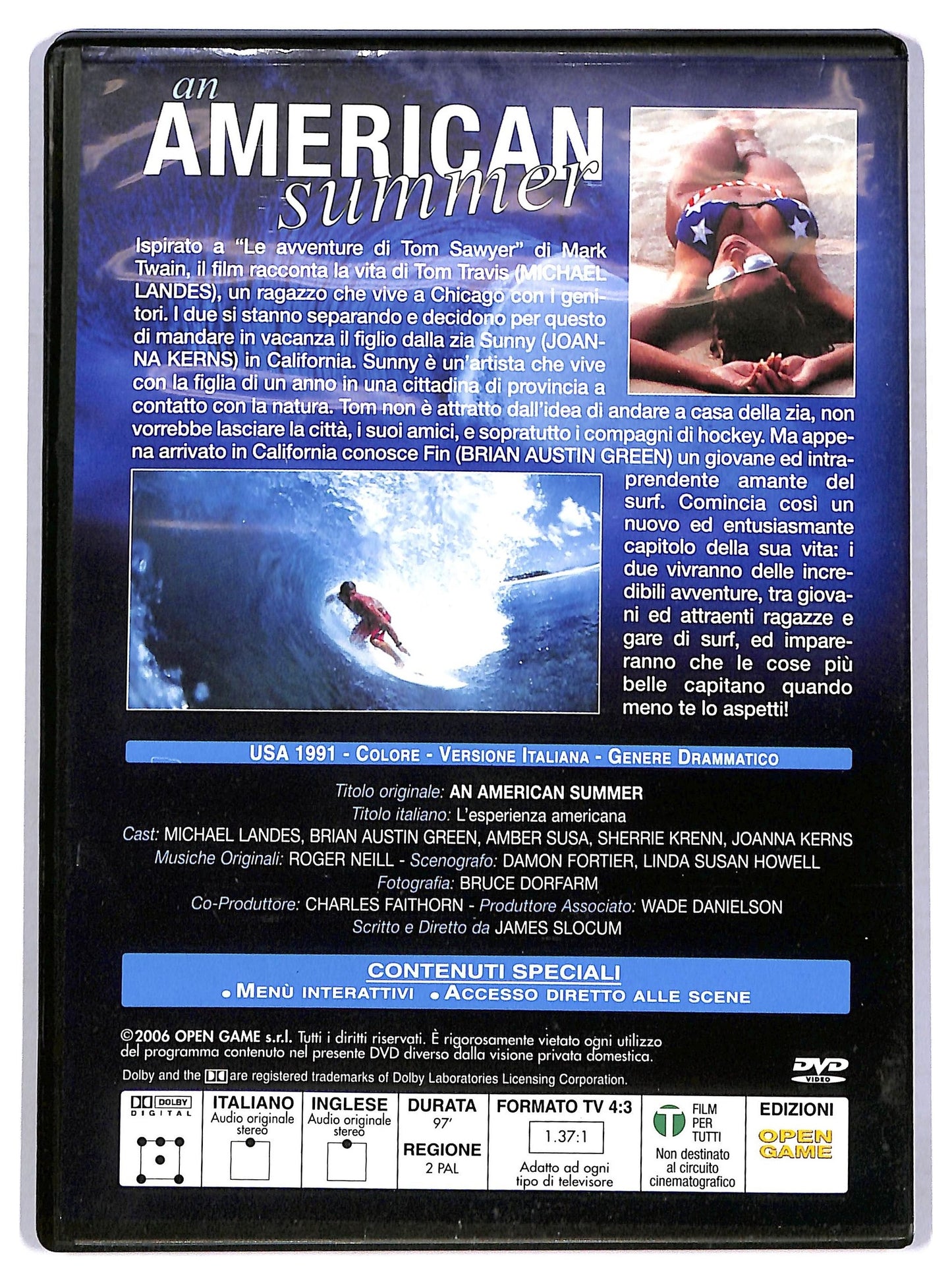 EBOND An american summer EDITORIALE DVD D781625