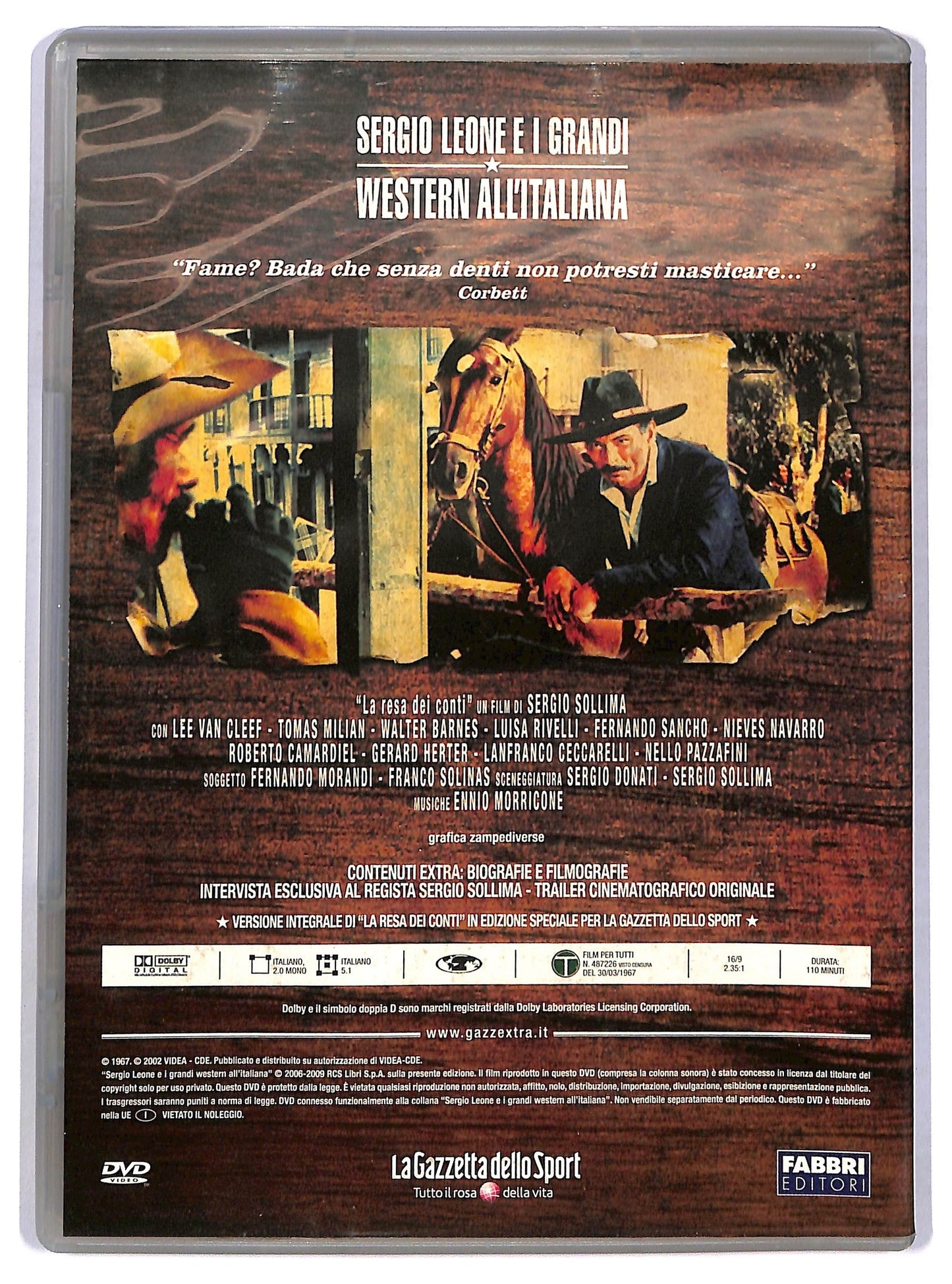 EBOND La resa dei conti EDITORIALE DVD D781647