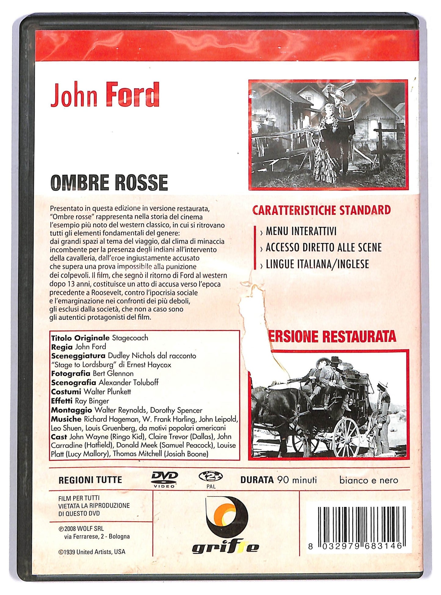 EBOND Ombre rosse DVD D781704