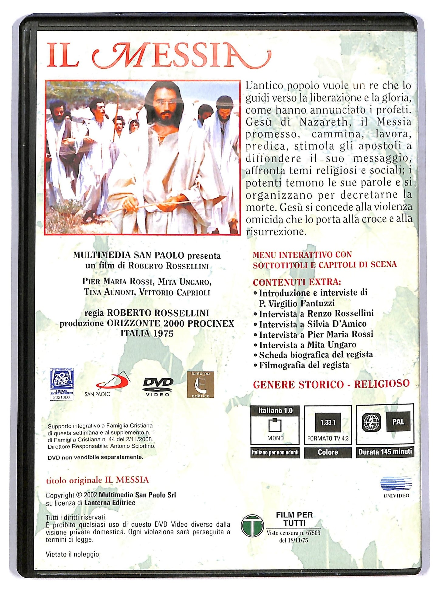 EBOND Il Messia  EDITORIALE  DVD D781712