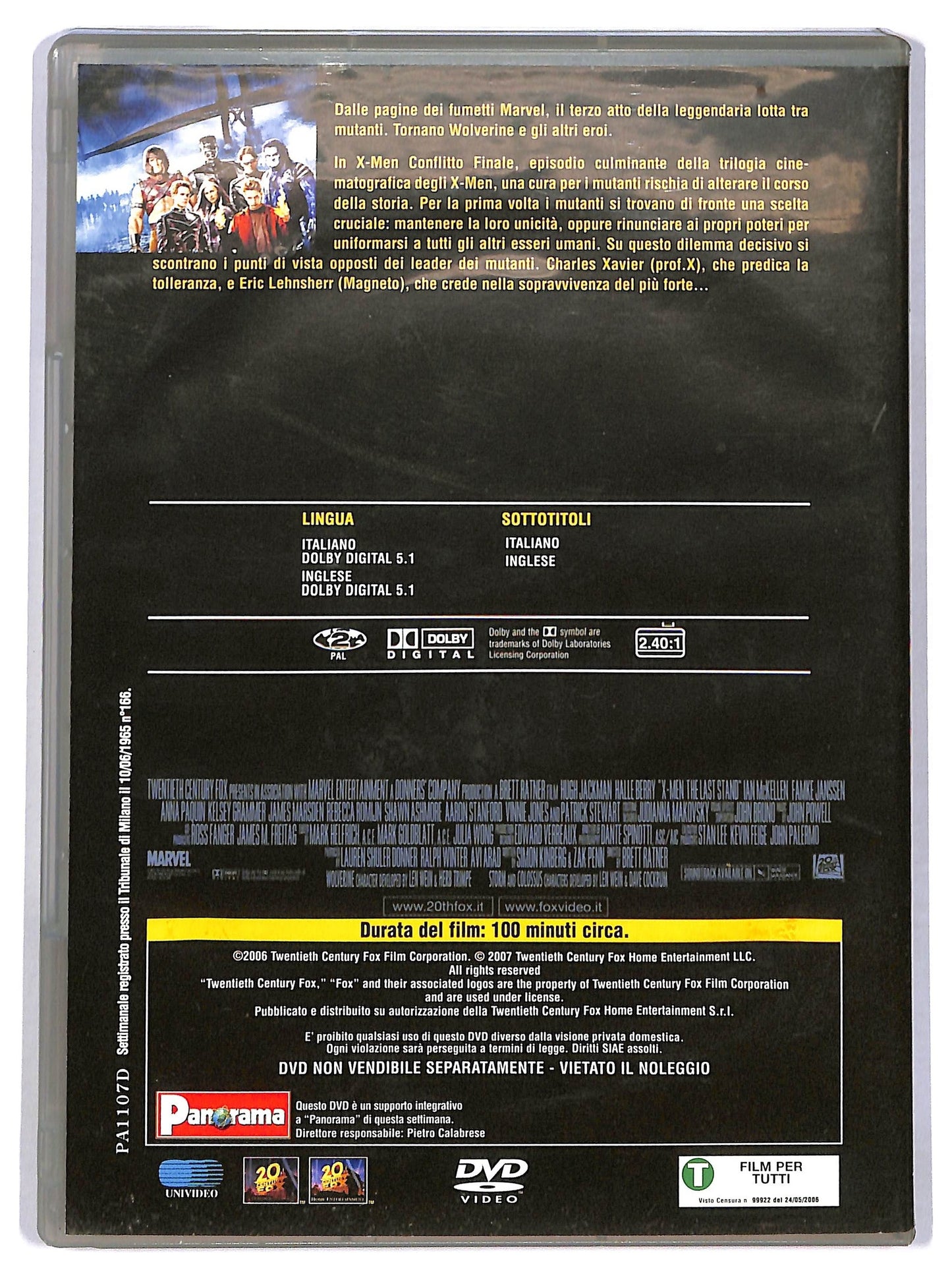 EBOND X-Men conflitto finale  EDITORIALE DVD D781843