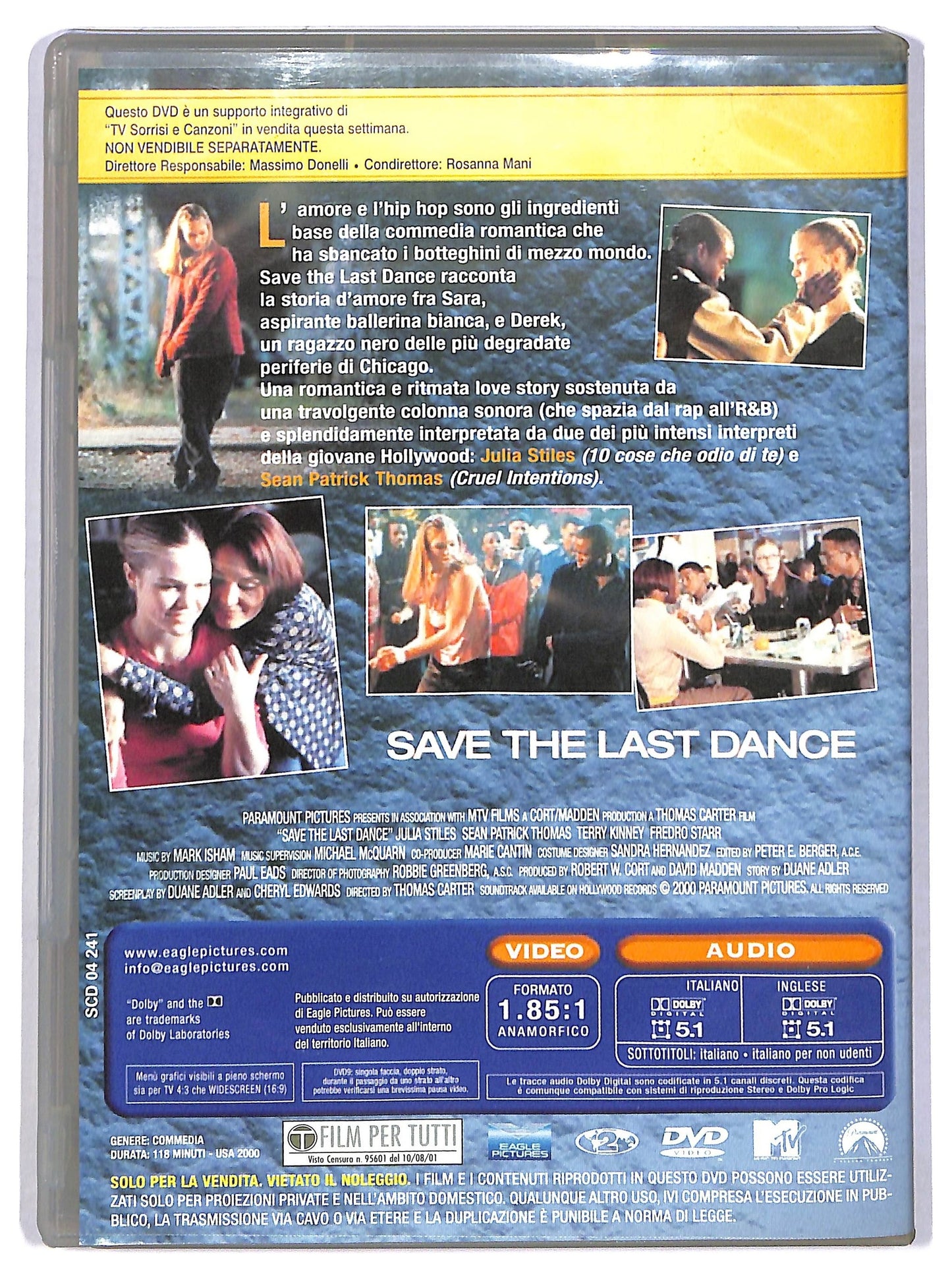 EBOND Save the Last Dance EDITORIALE DVD D781866