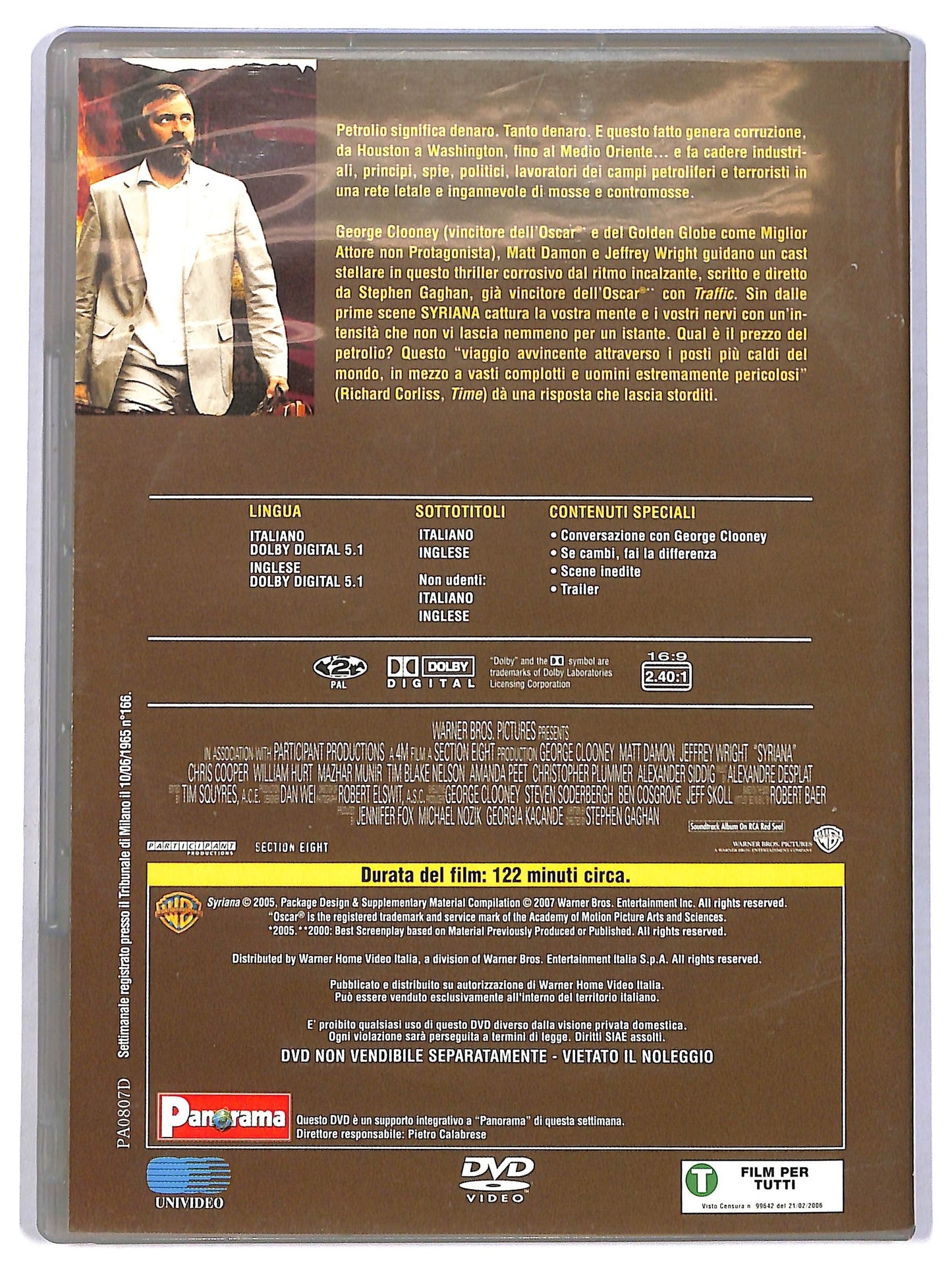 EBOND Syriana DVD  Editoriale D781950