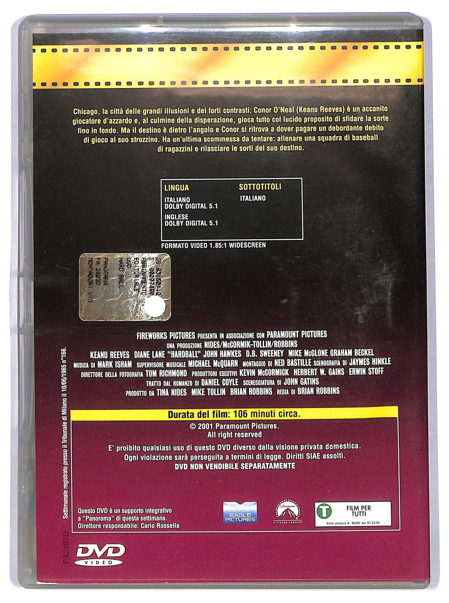 EBOND Hardball EDITORIALE DVD D781957