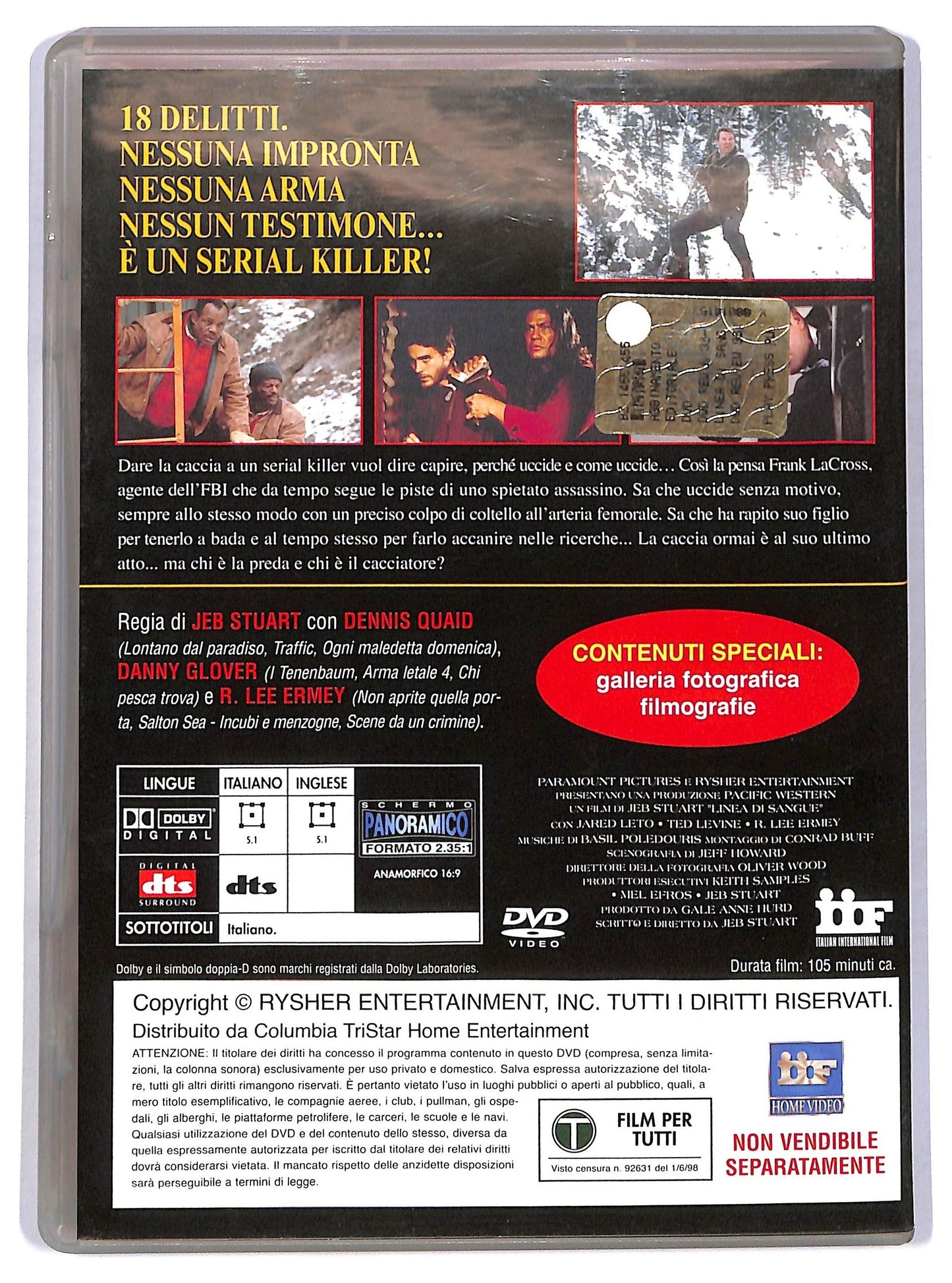 EBOND Linea di sangue EDITORIALE DVD D782011