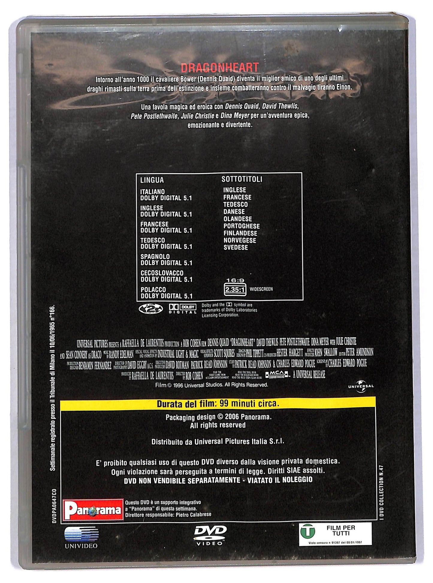 EBOND Dragonheart  EDITORIALE DVD D782022