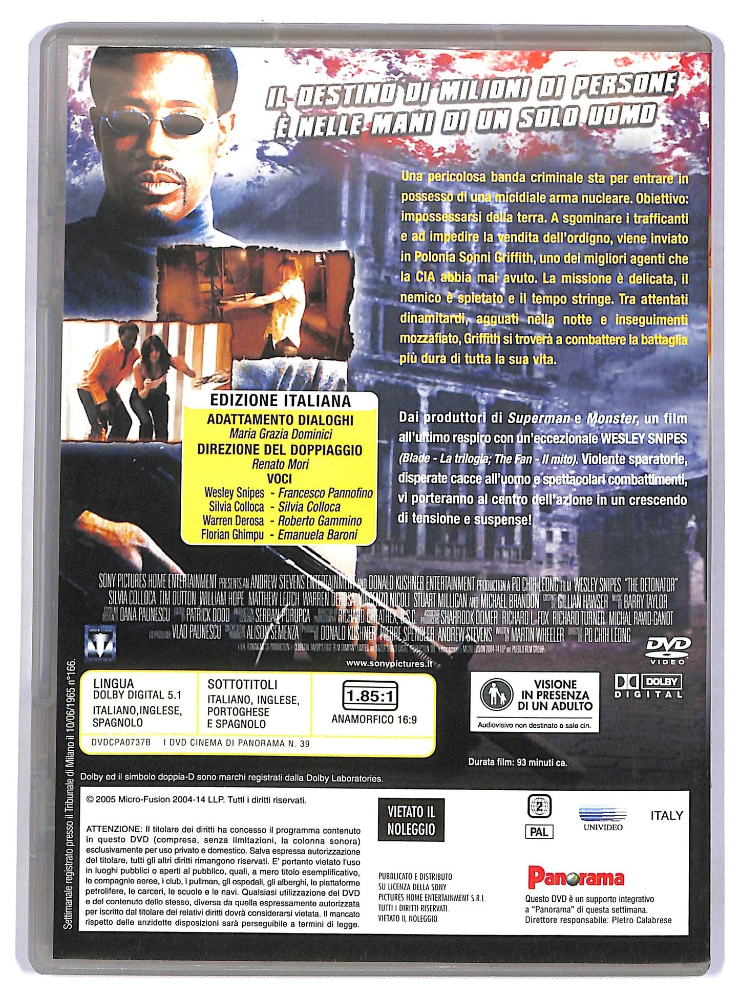 EBOND Detonator - Gioco Mortale  DVD  Editoriale D782029
