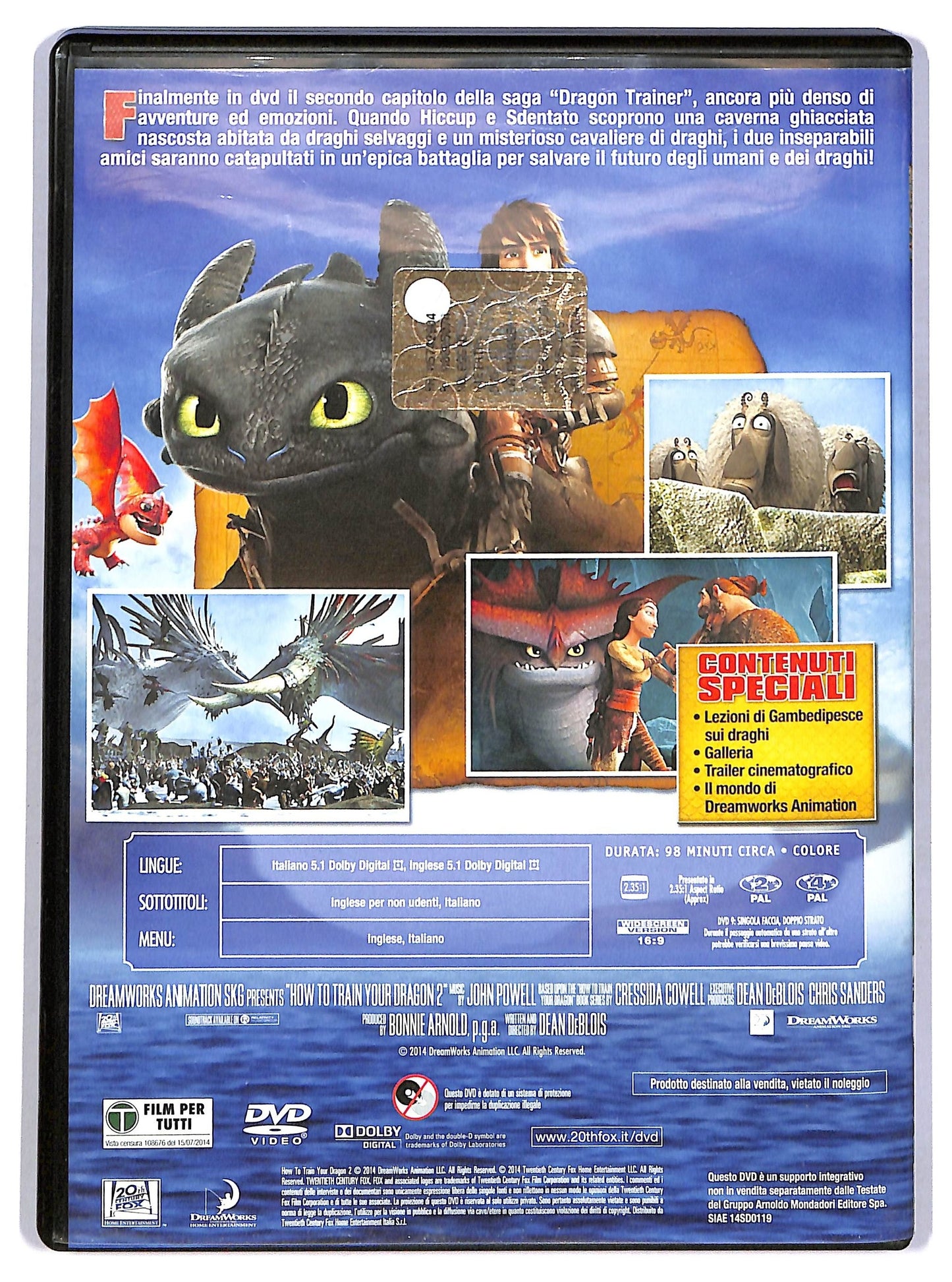 EBOND Dragon Trainer 2 DVD EDITORIALE D782041