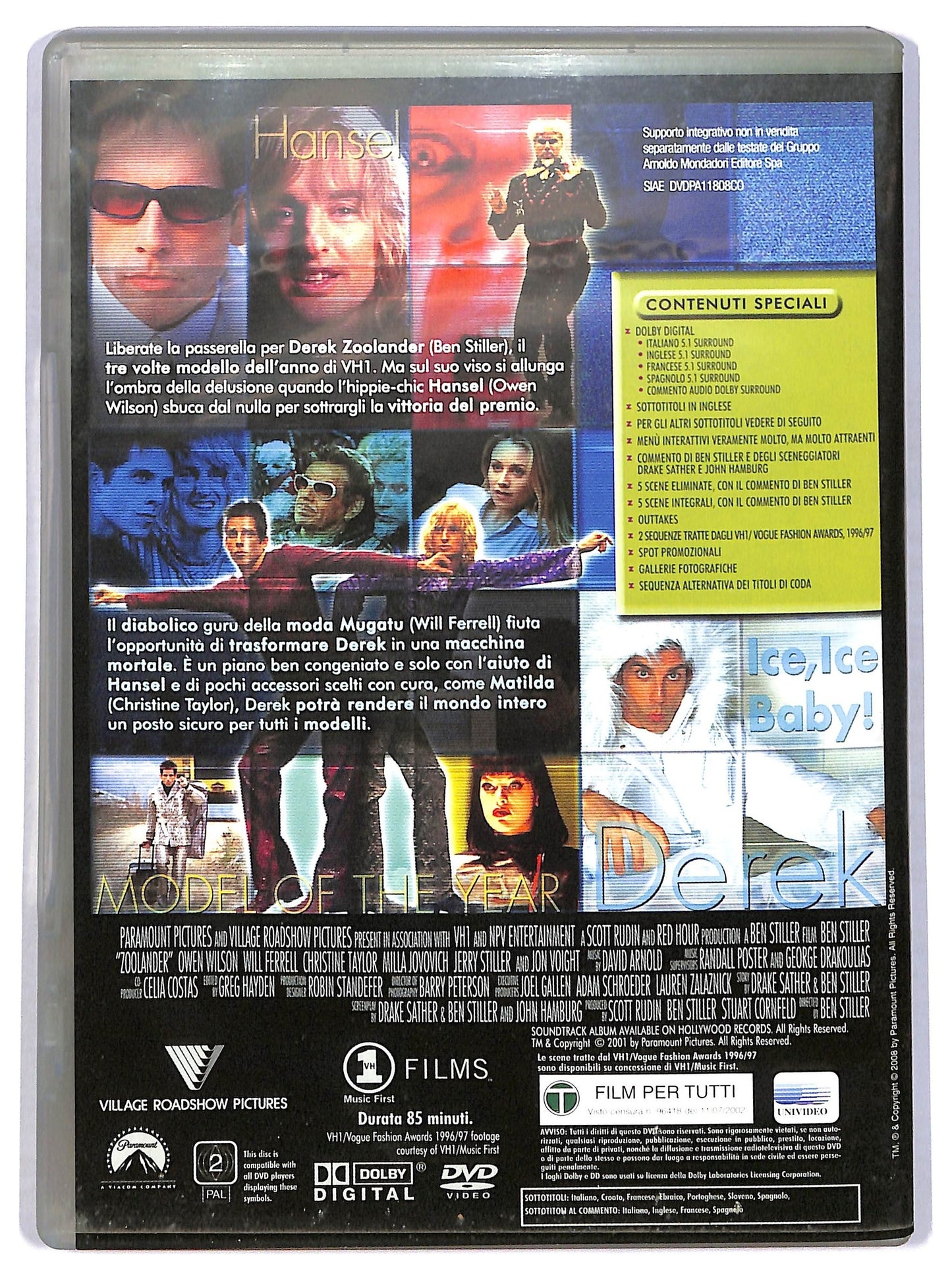 EBOND Zoolander DVD EDITORIALE D782110