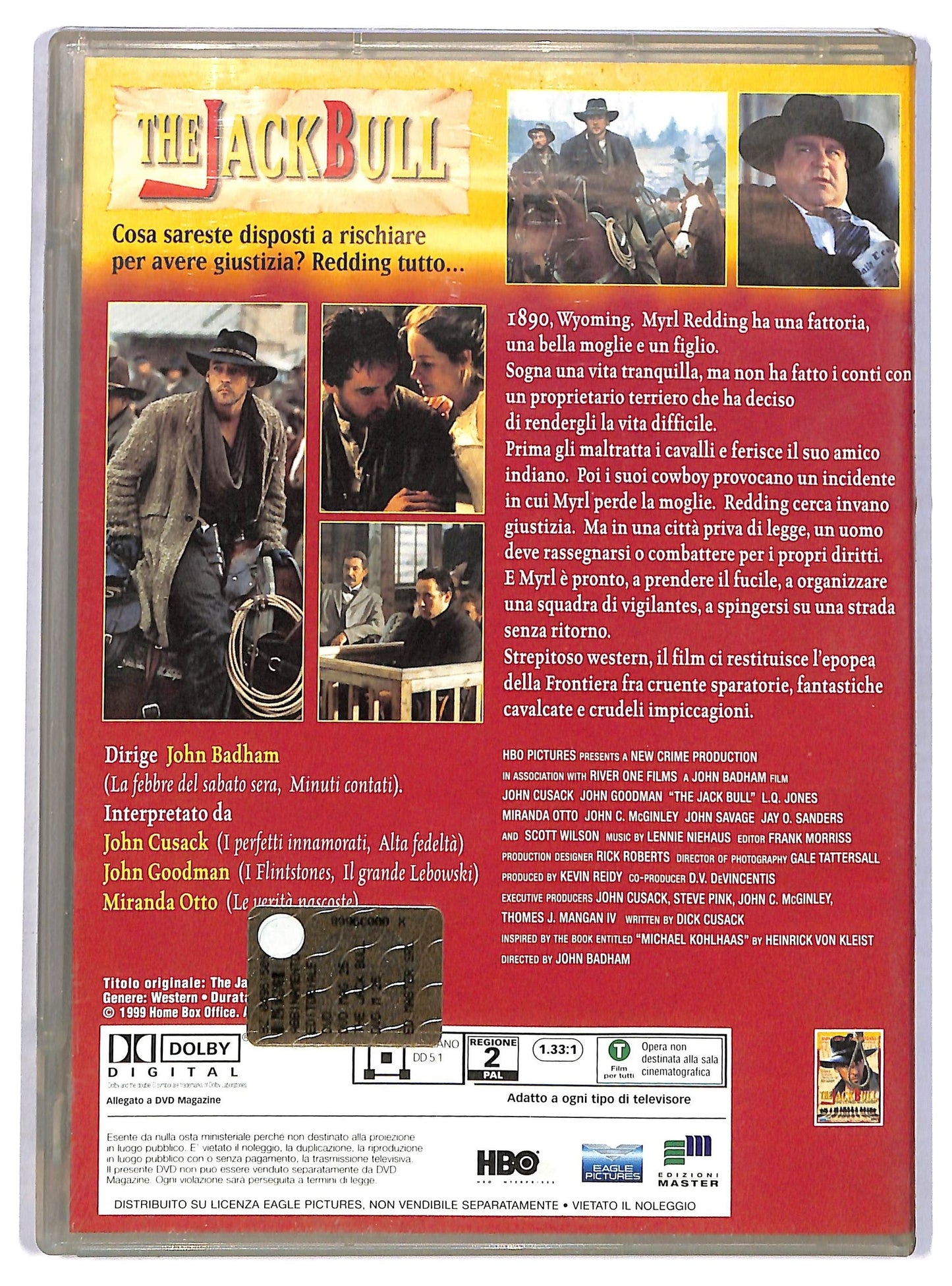 EBOND The Jack Bull DVD  Editoriale D782166