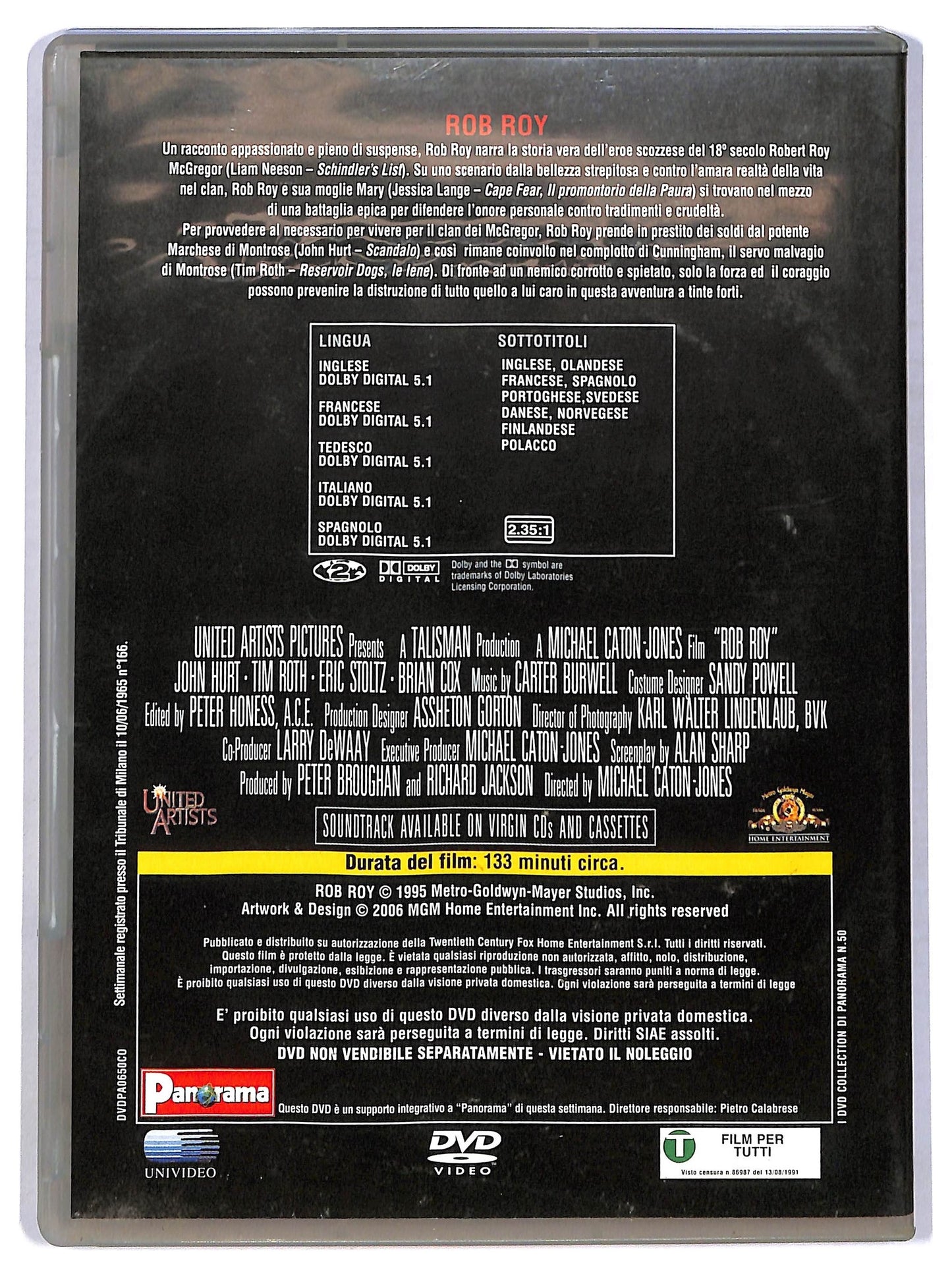 EBOND Rob Roy EDITORIALE DVD D782226