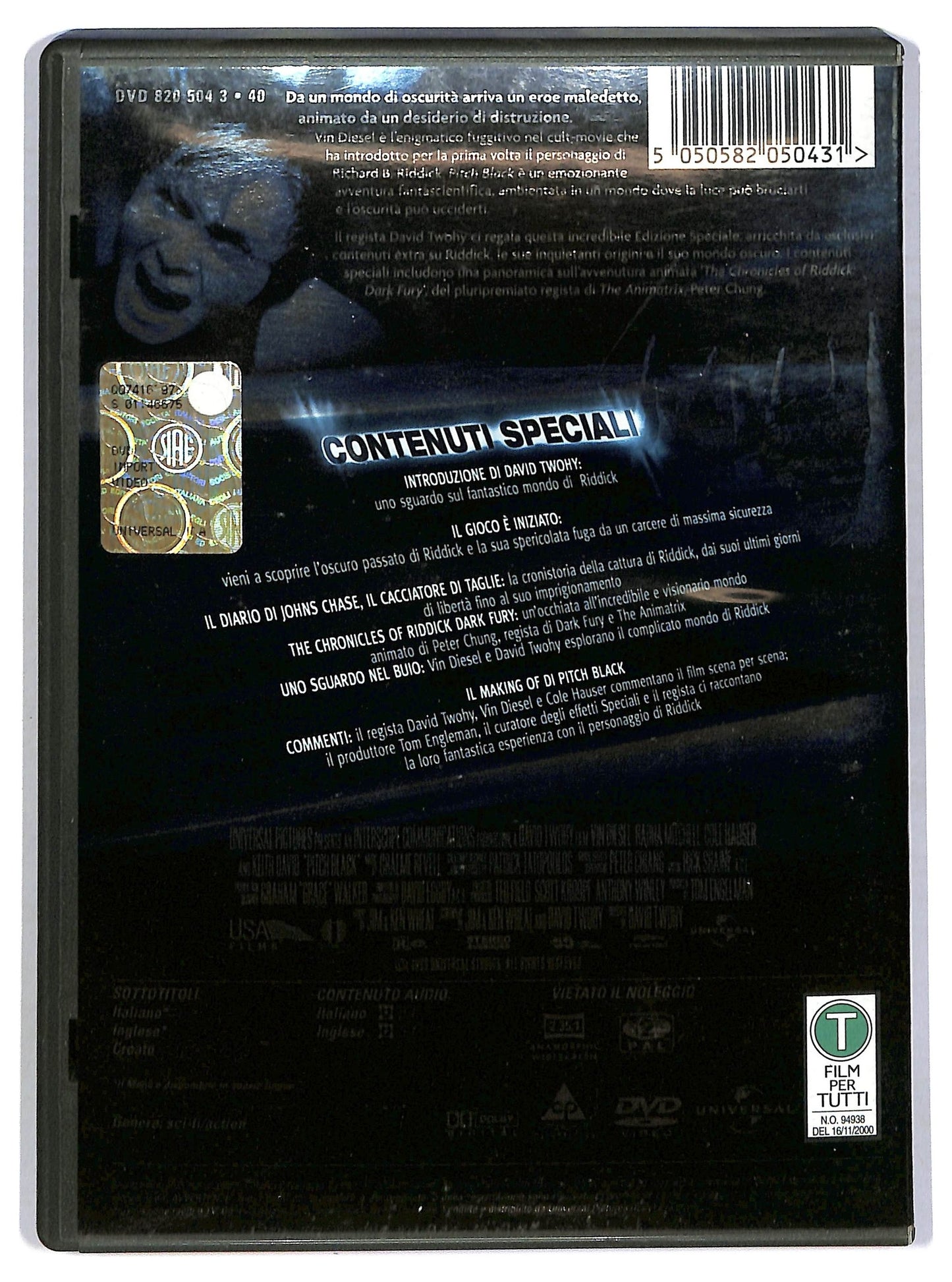 EBOND Pitch black  DVD D782418