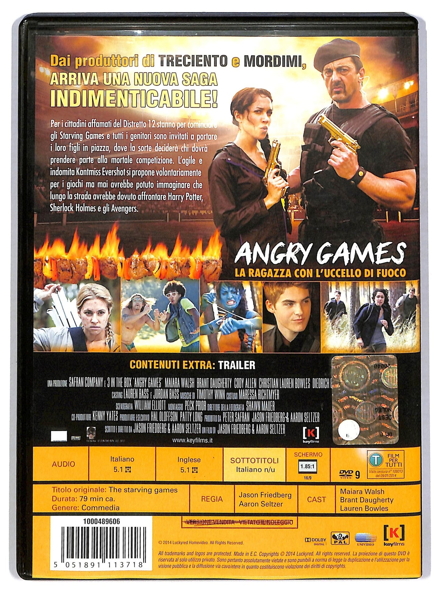 EBOND Angry games - La ragazza con l'uccello di fuoco DVD D782506