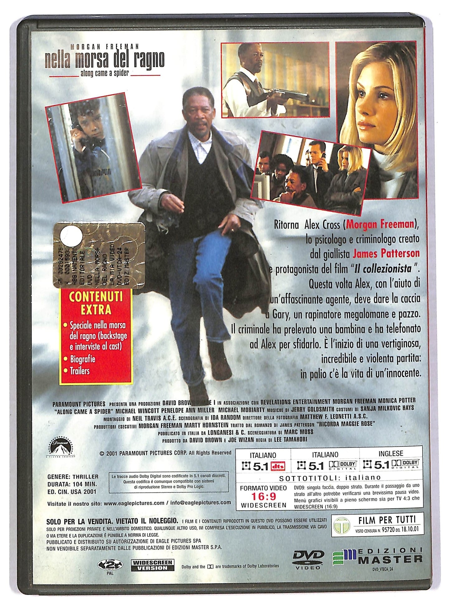 EBOND Nella Morsa Del Ragno - Along Came a Spider EDITORIALE DVD D782604