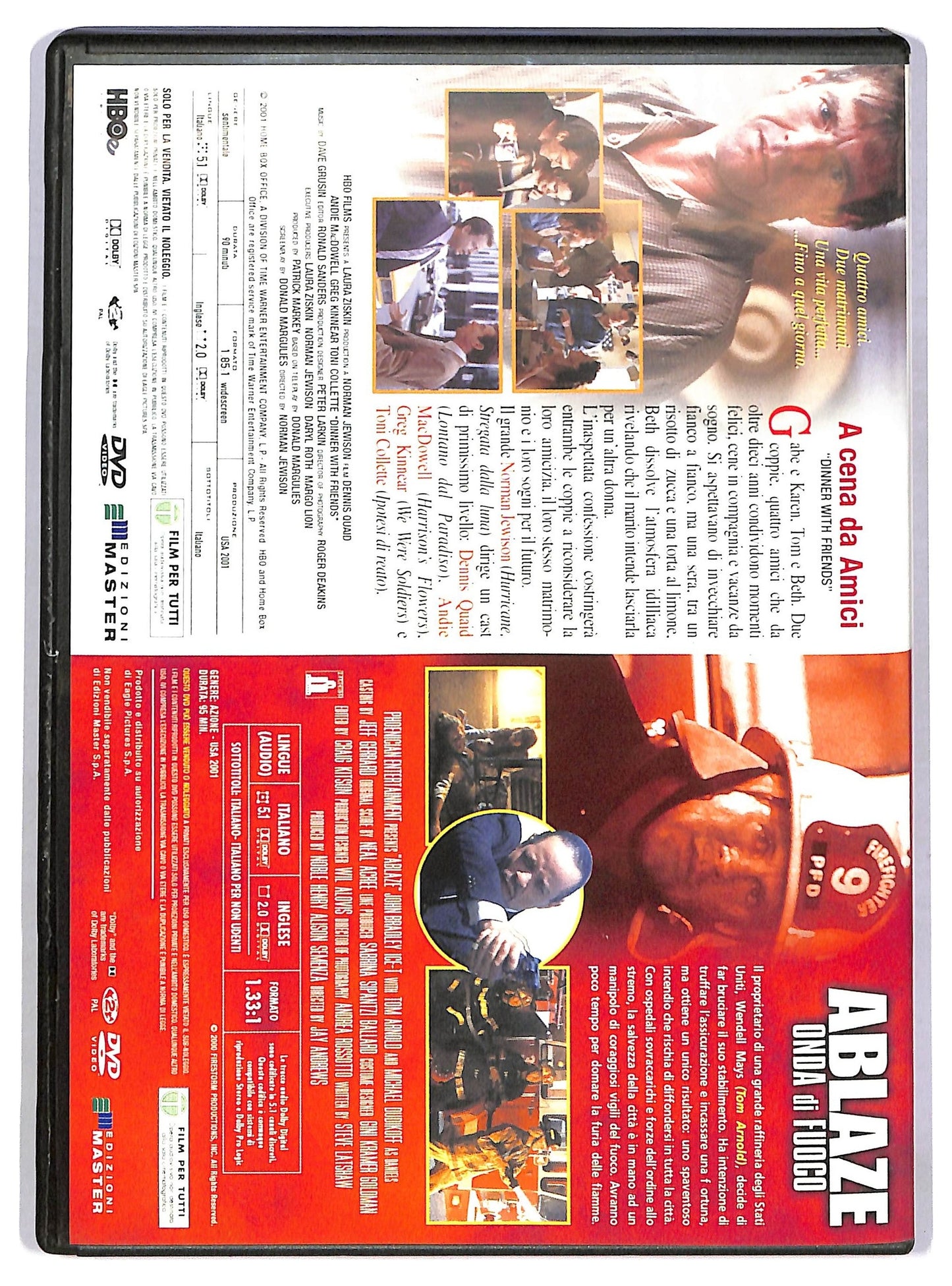EBOND Ablaze Onda di fuoco +  A cena da amici EDITORIALE DVD D782647