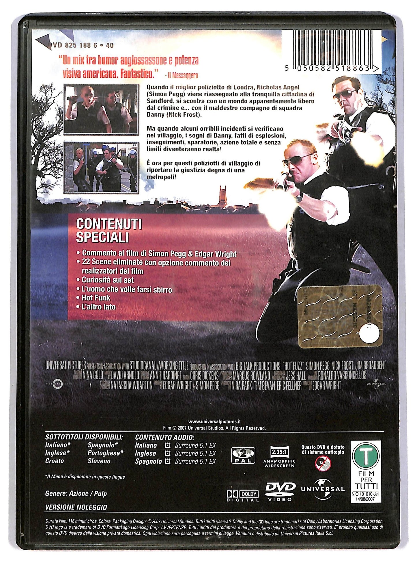 EBOND Hot Fuzz Noleggio DVD D782706