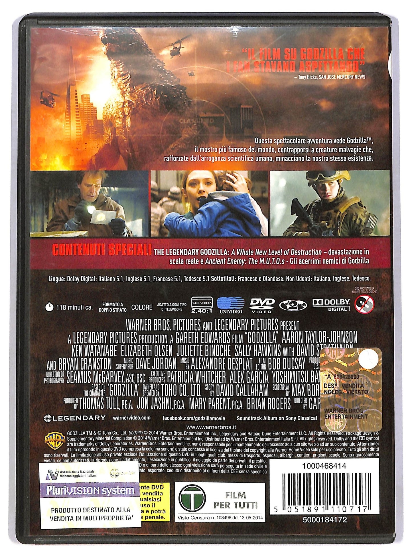 EBOND Godzilla  DVD D782807