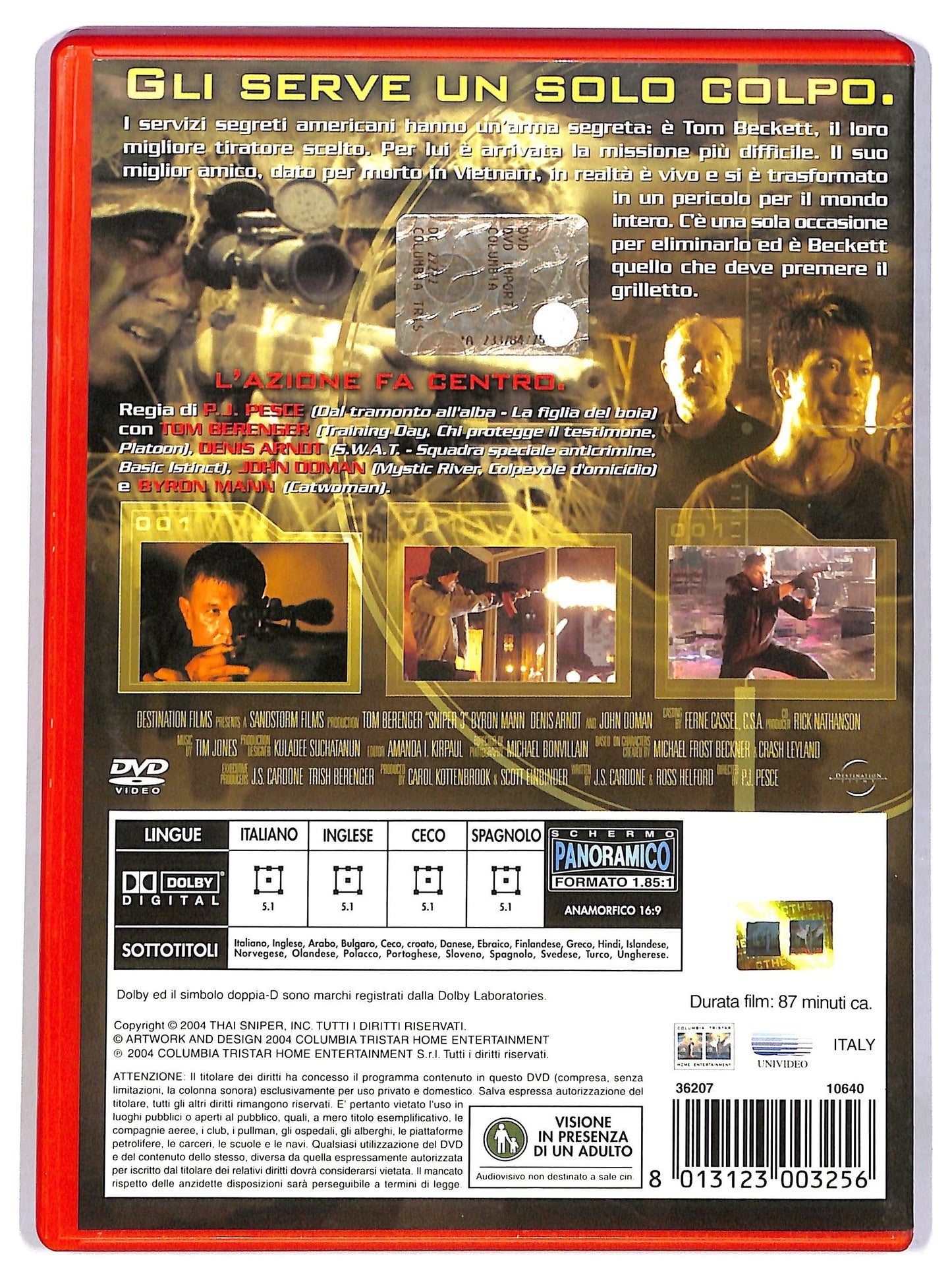 EBOND SNIPER 3 - RITORNO IN VIETNAM NOLEGGIO DVD D782859
