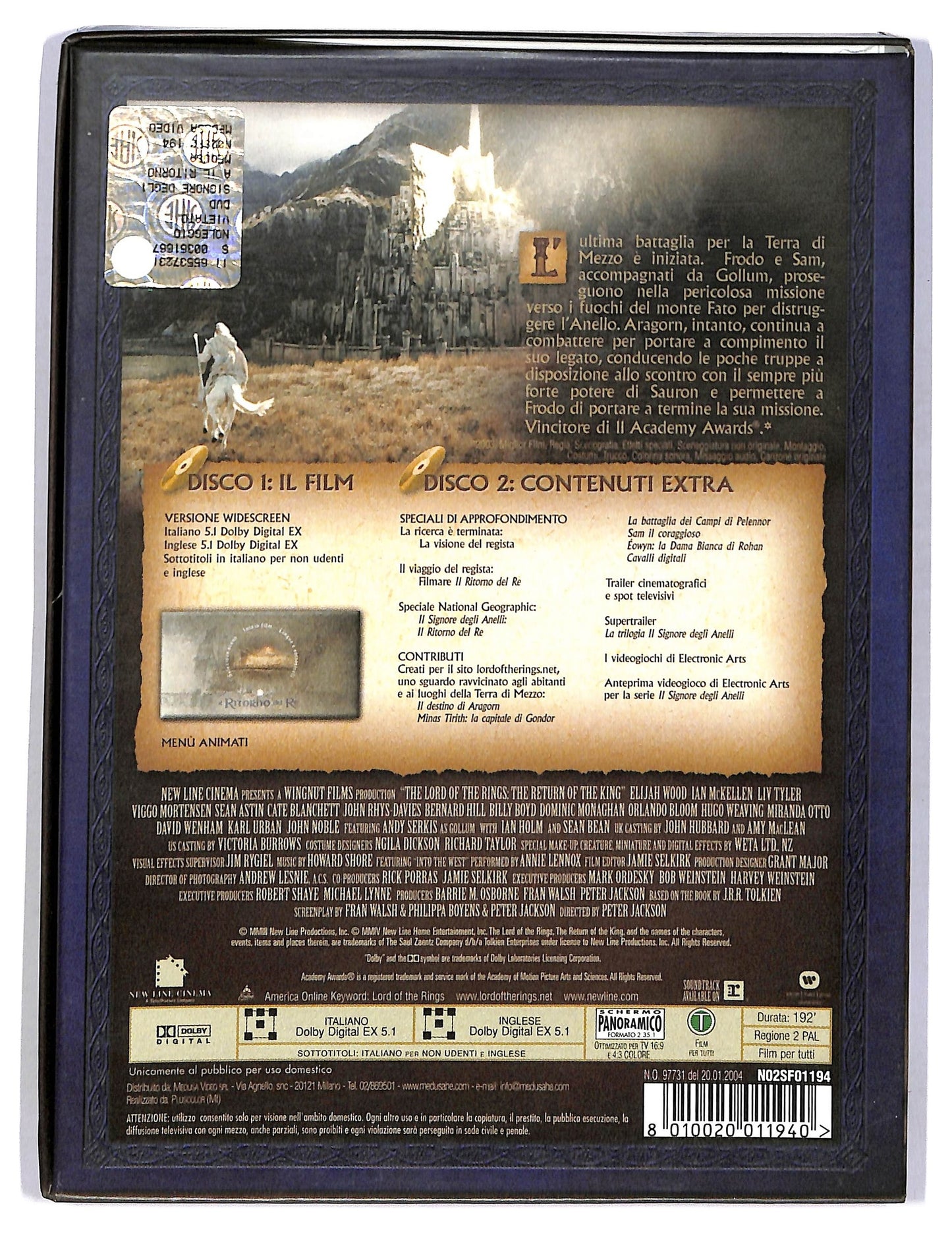 EBOND Il Signore degli Anelli -  Il Ritorno del Re  DVD D782863