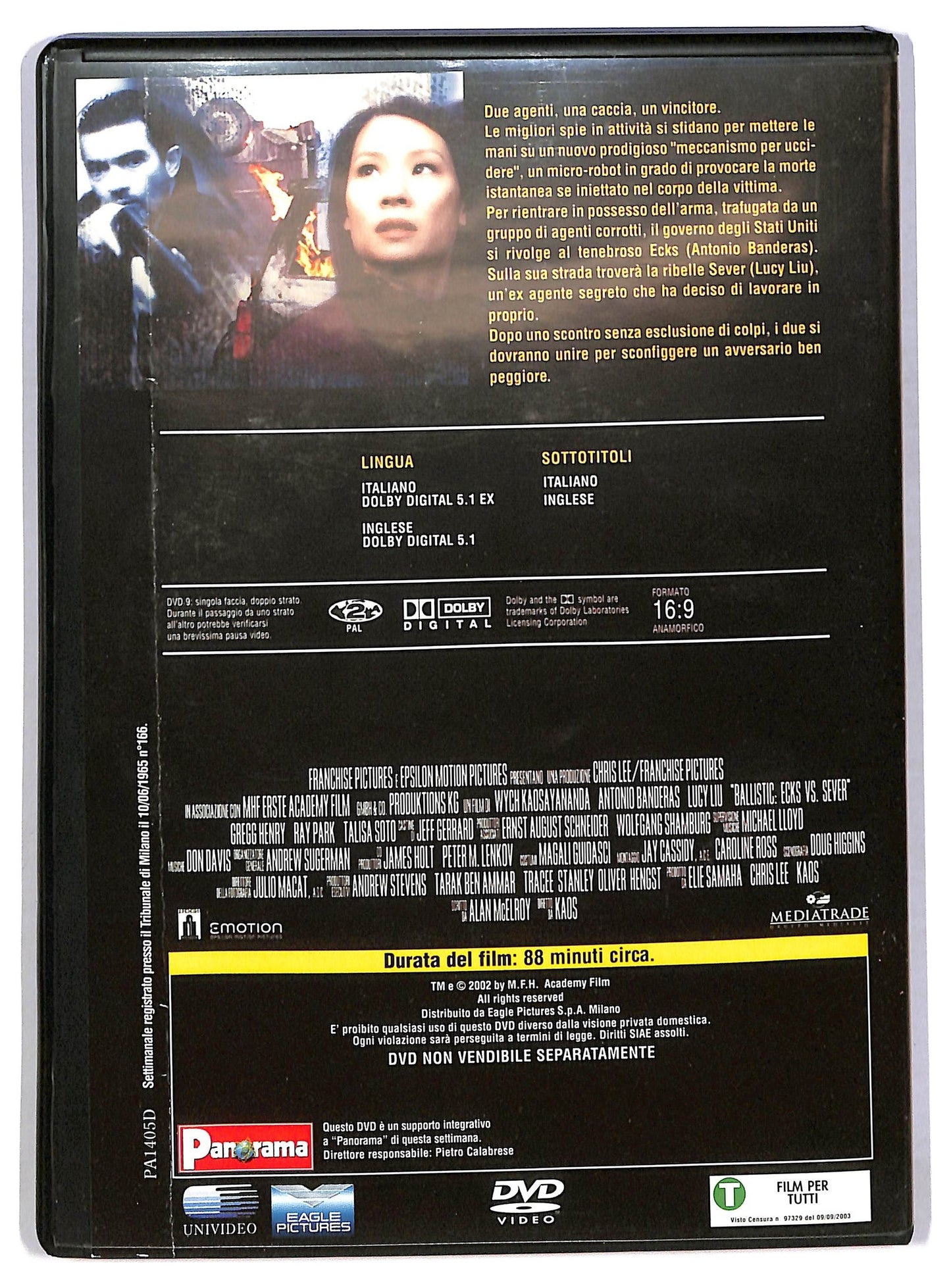 EBOND Ballistic EDITORIALE DVD D782914