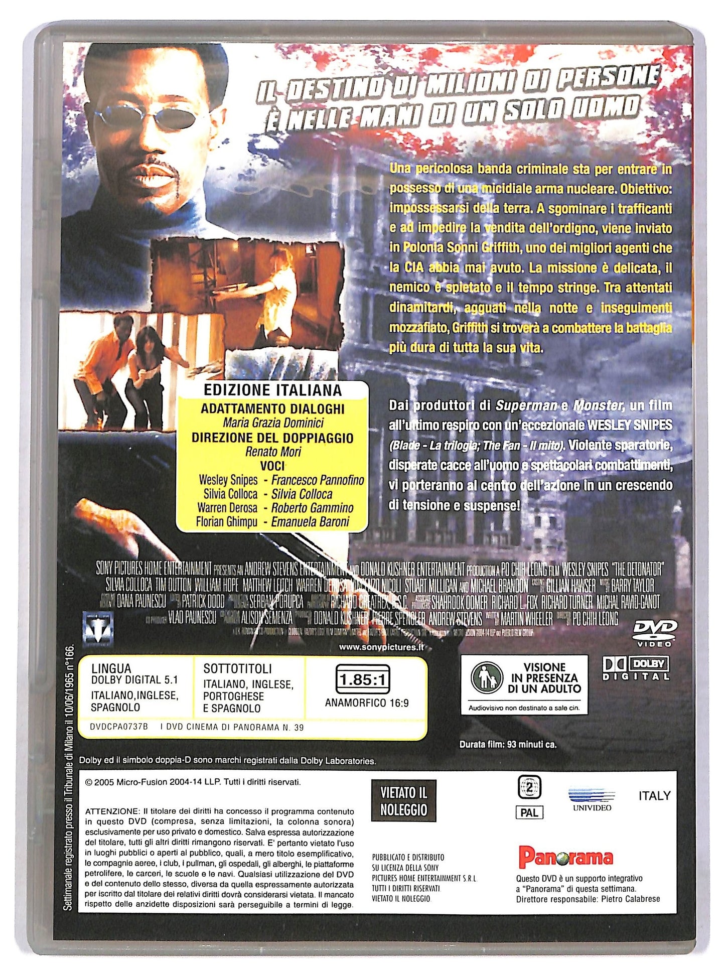 EBOND Detonator - Gioco Mortale  DVD  Editoriale D782944