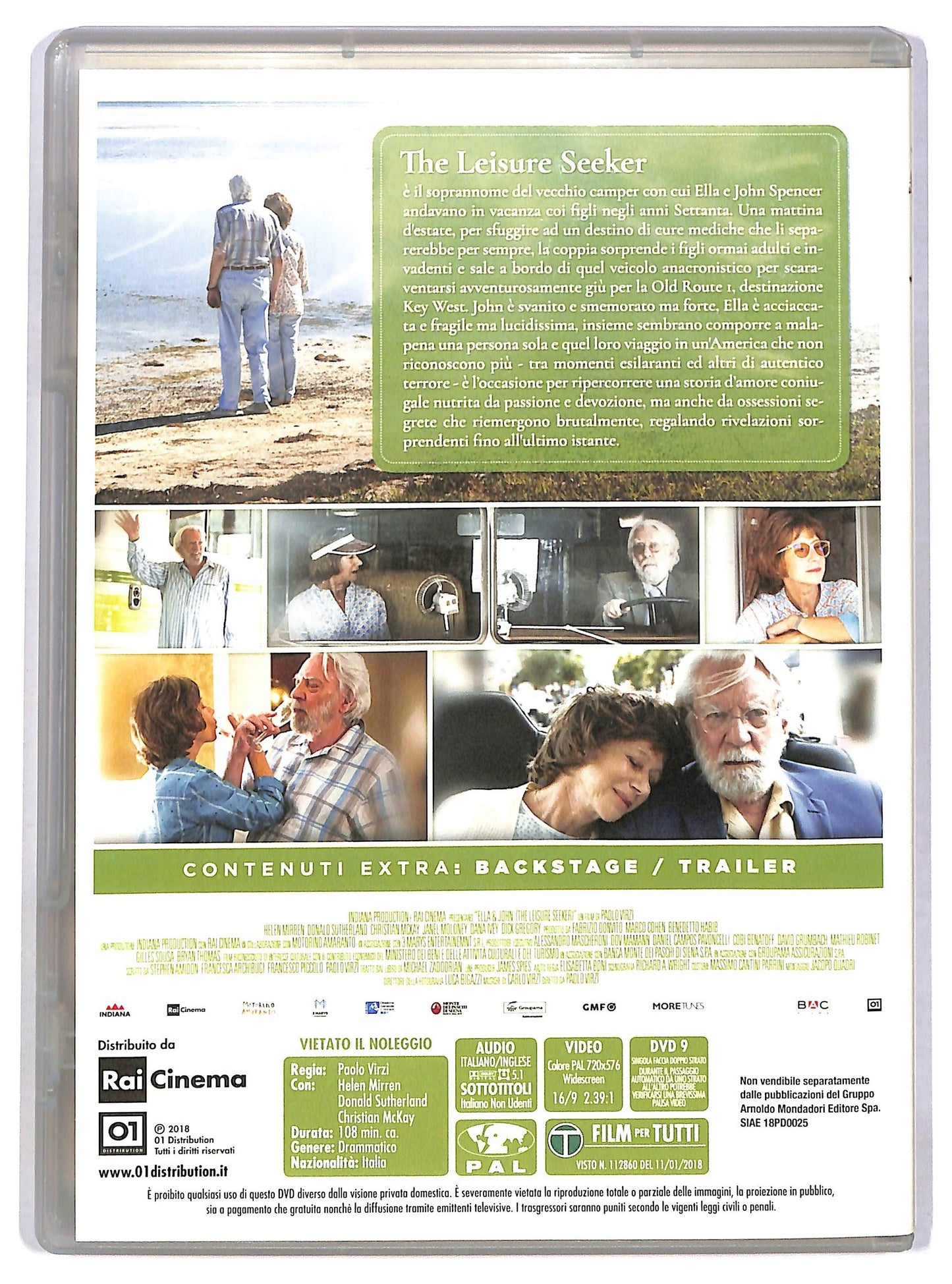 EBOND Ella e John  The Leisure Seeker EDITORIALE DVD D783023