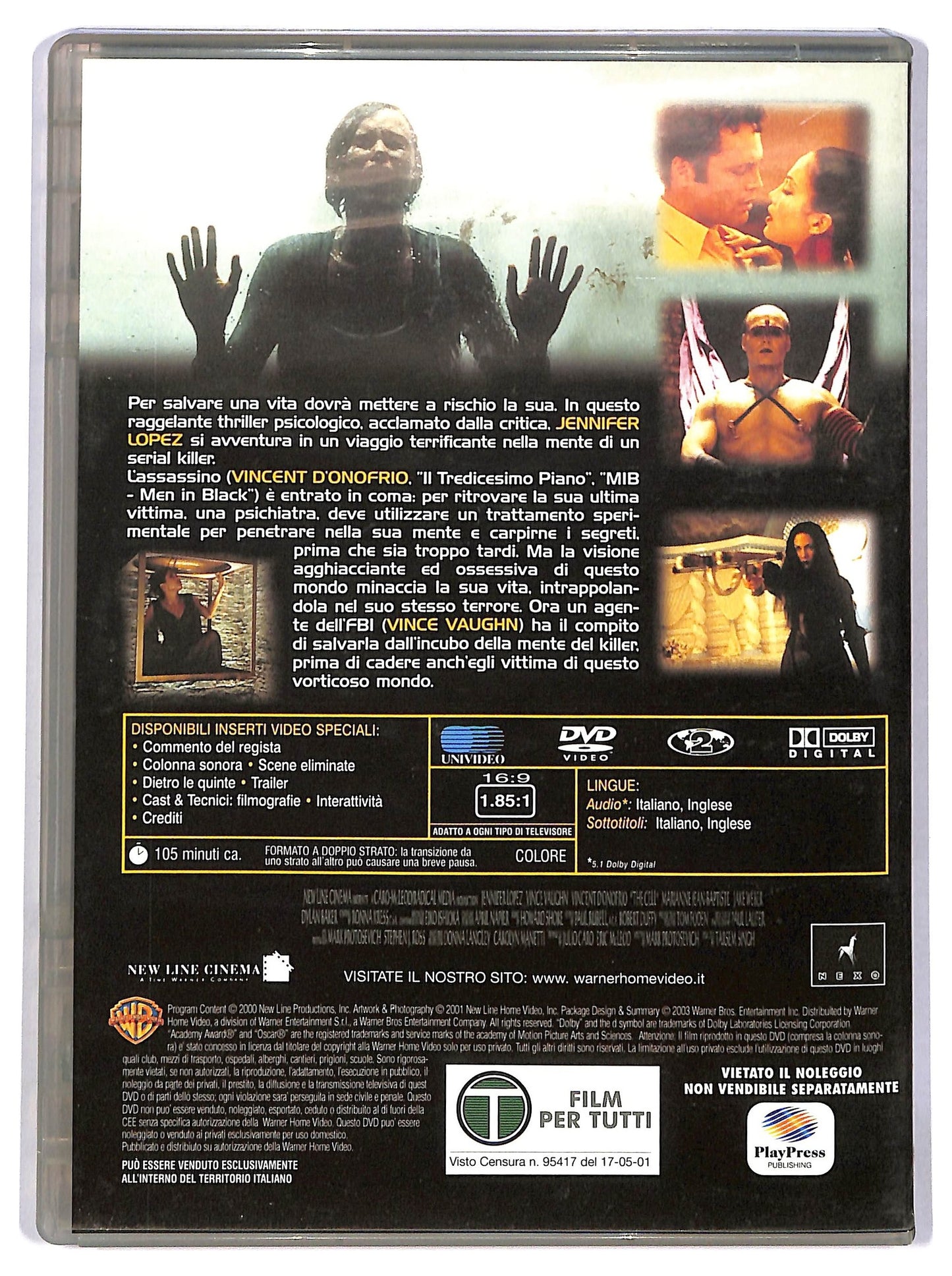 EBOND The cell La cellula EDITORIALE  DVD D783047