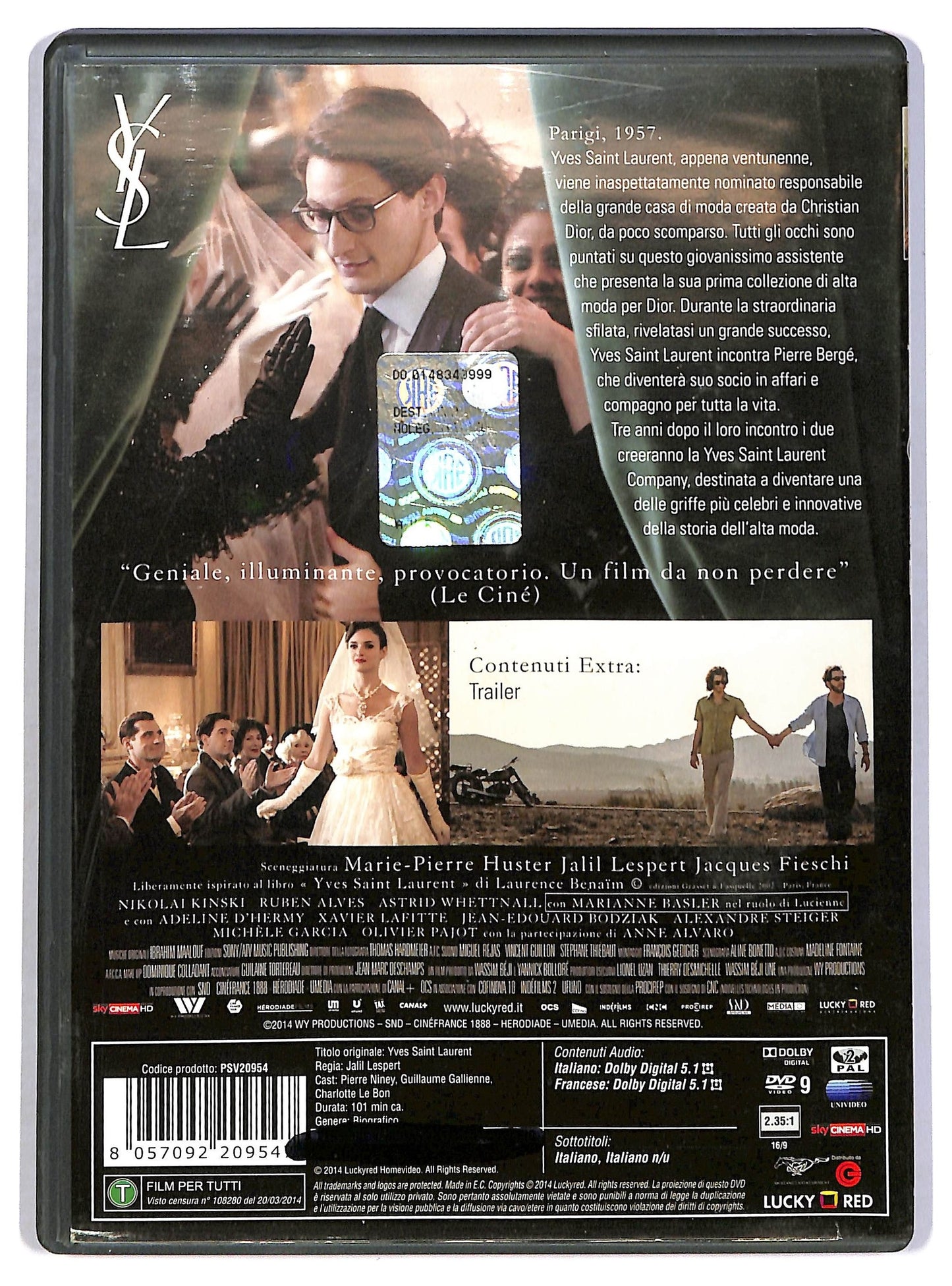 EBOND Yves Saint Laurent  DVD Ex Noleggio D783118