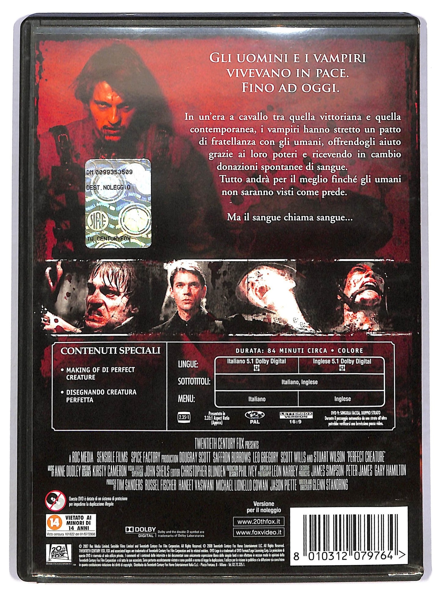 EBOND Perfect Creature DVD NOLEGGIO D783341