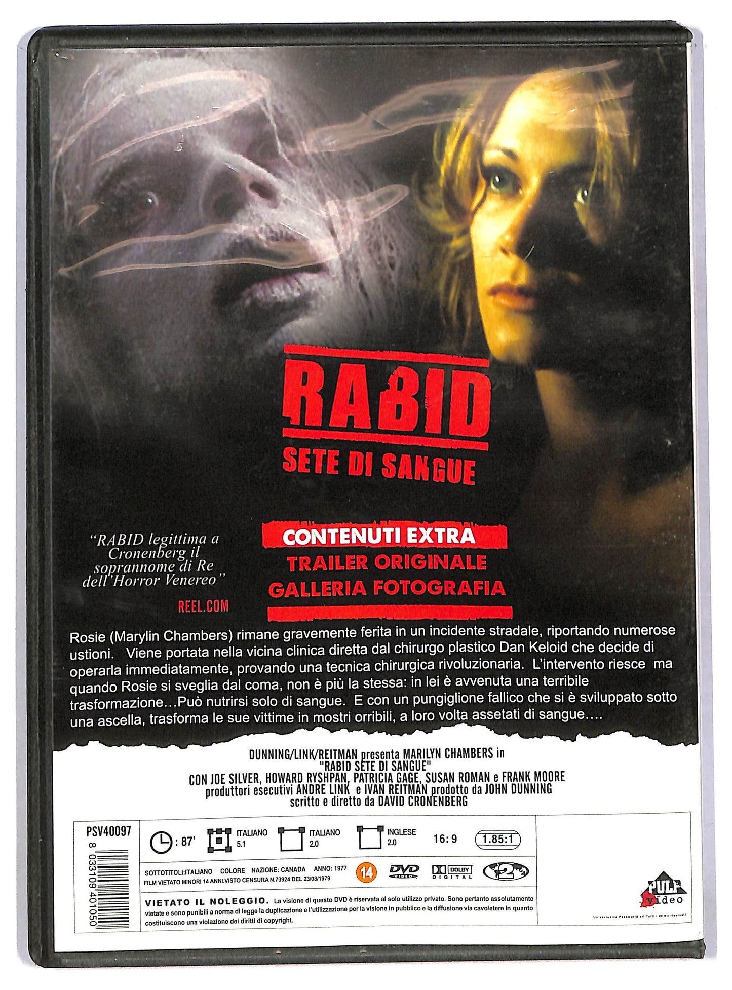 EBOND Rabid - Sete di sangue DVD D783349