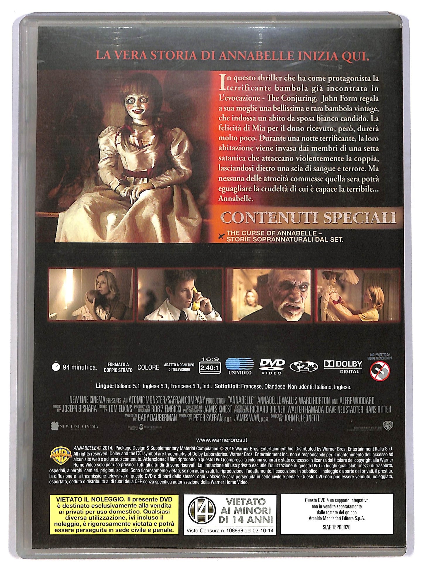 EBOND Annabelle EDITORIALE DVD D783408