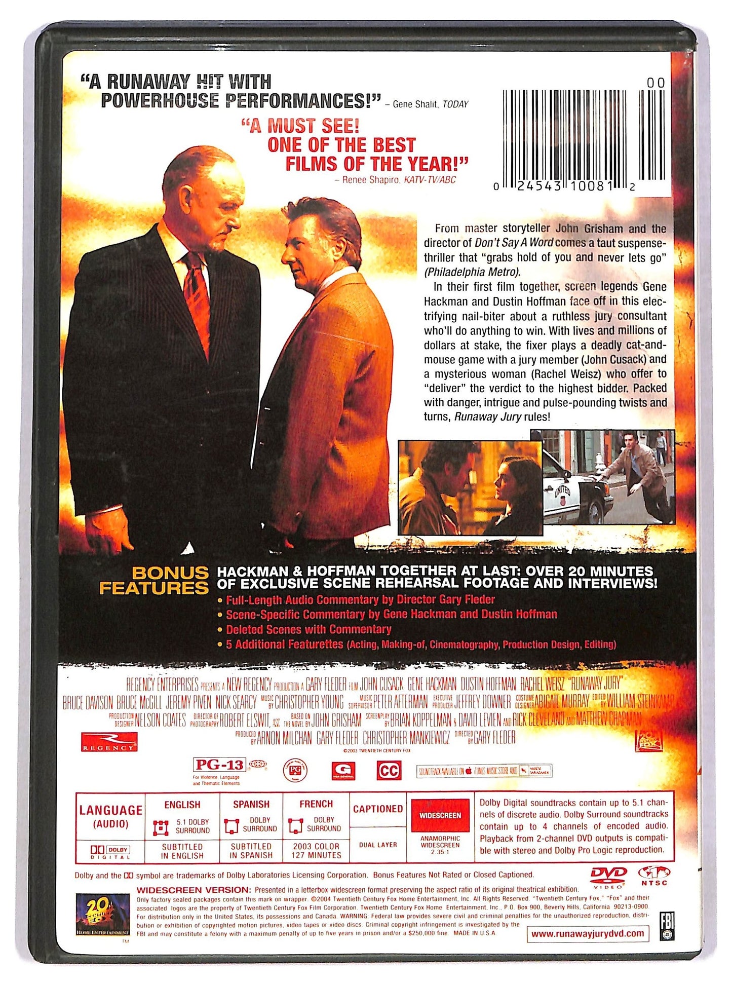 EBOND Runaway Jury - no ita DVD EDITORIALE D783507