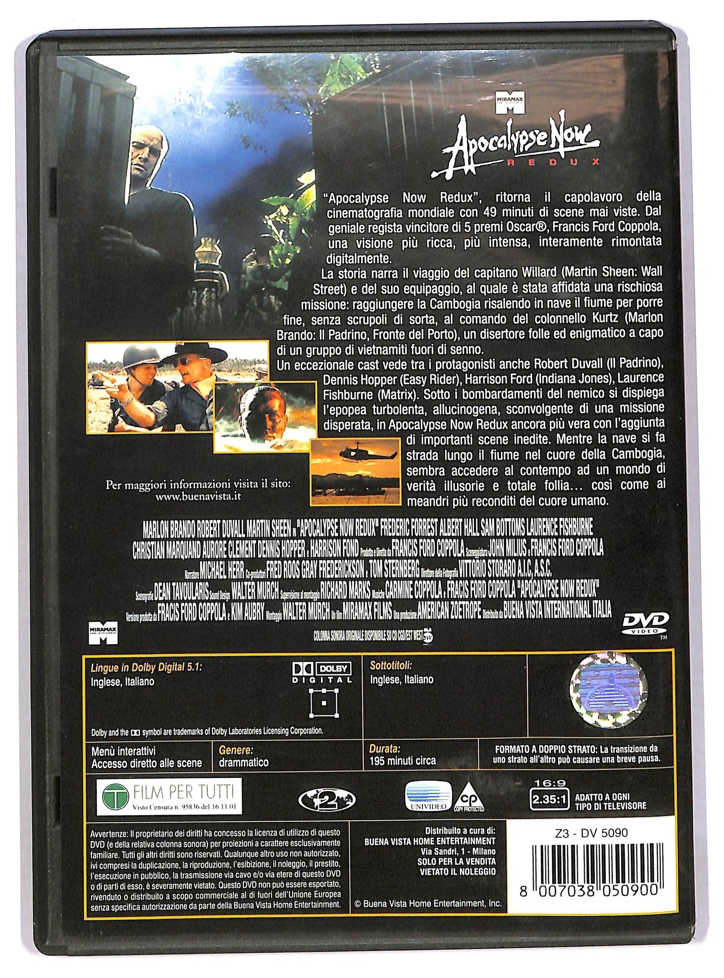EBOND Apocalypse Now  DVD D783524