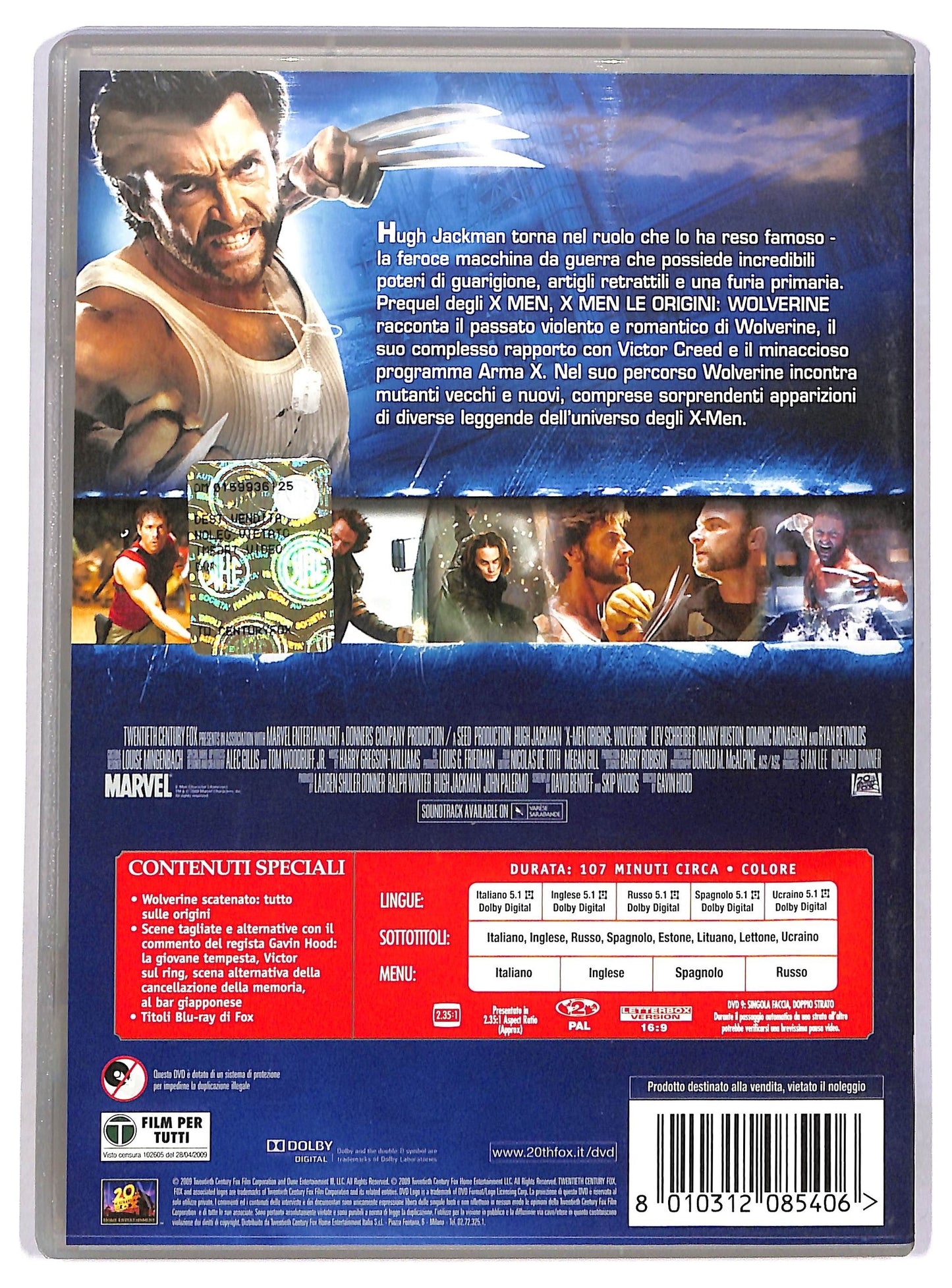 EBOND X - Men le origini Wolverine  DVD D783619