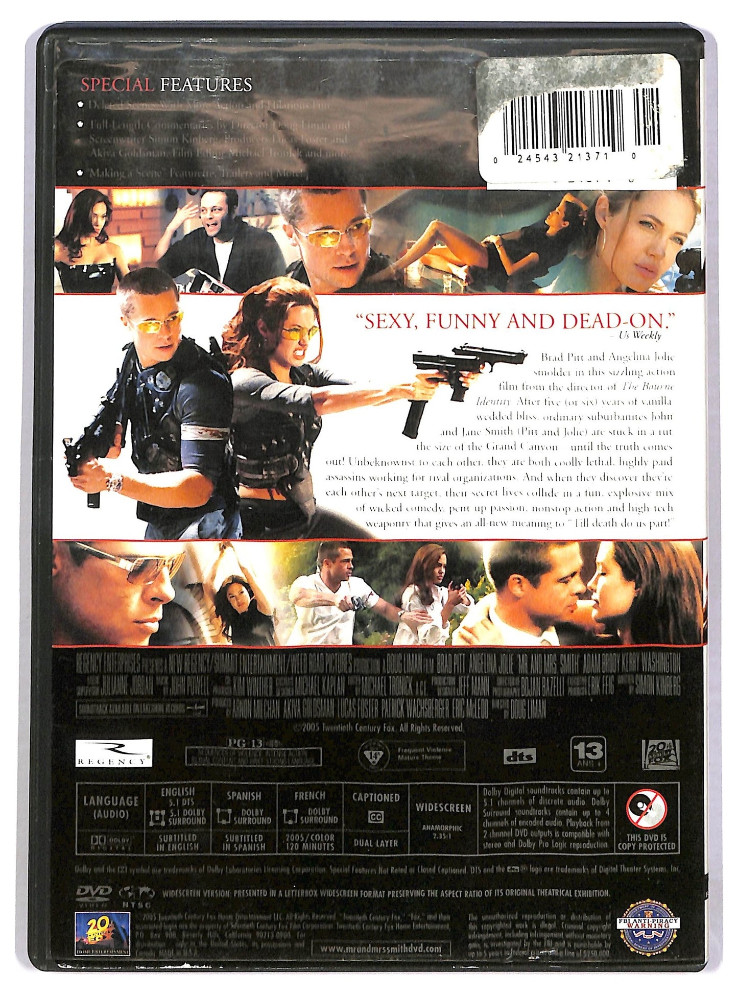 EBOND Mr & Mrs Smith - NO ITA DVD D783627